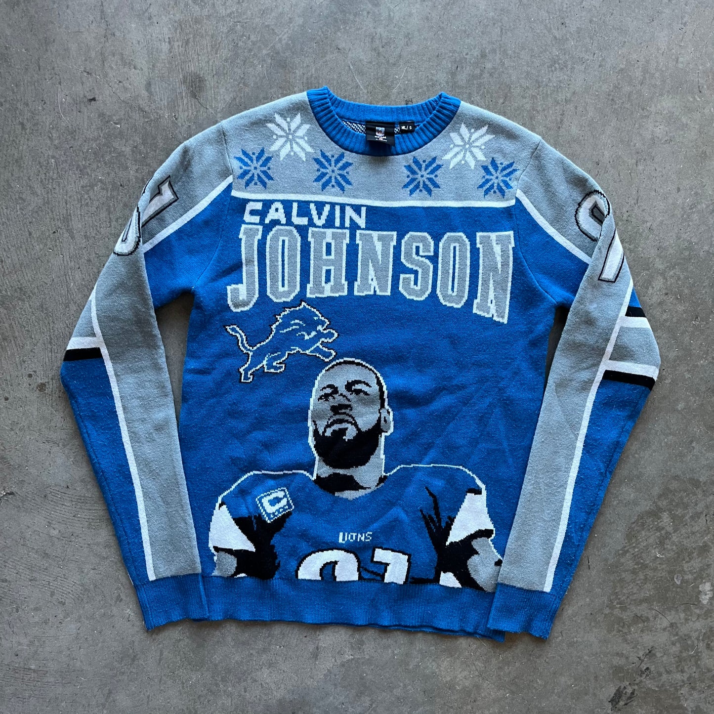 S Calvin Johnson Sweater