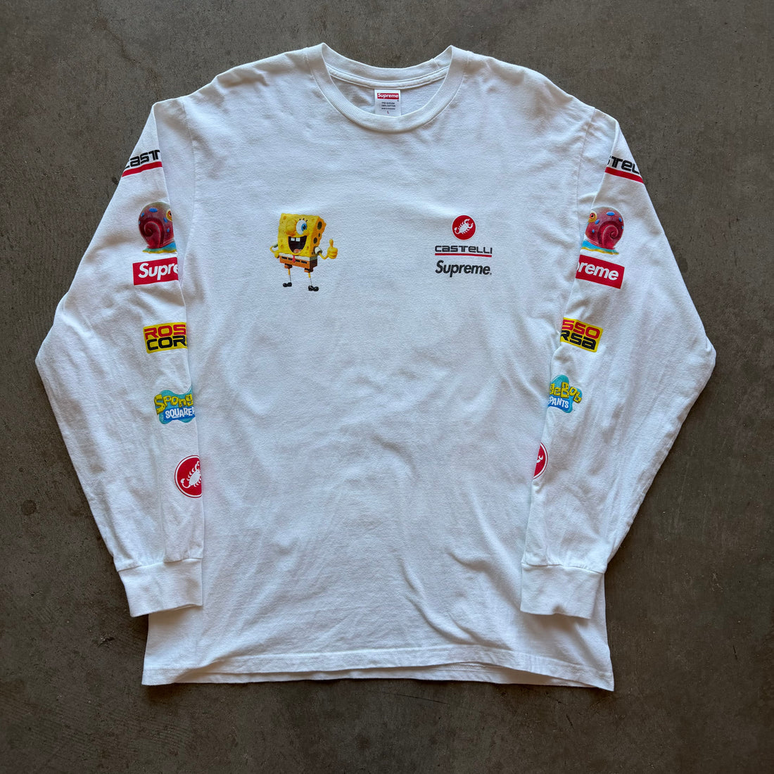 L Supreme x SpongeBob Longsleeve