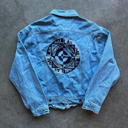 M 90s Dallas Cowboys Denim Jacket