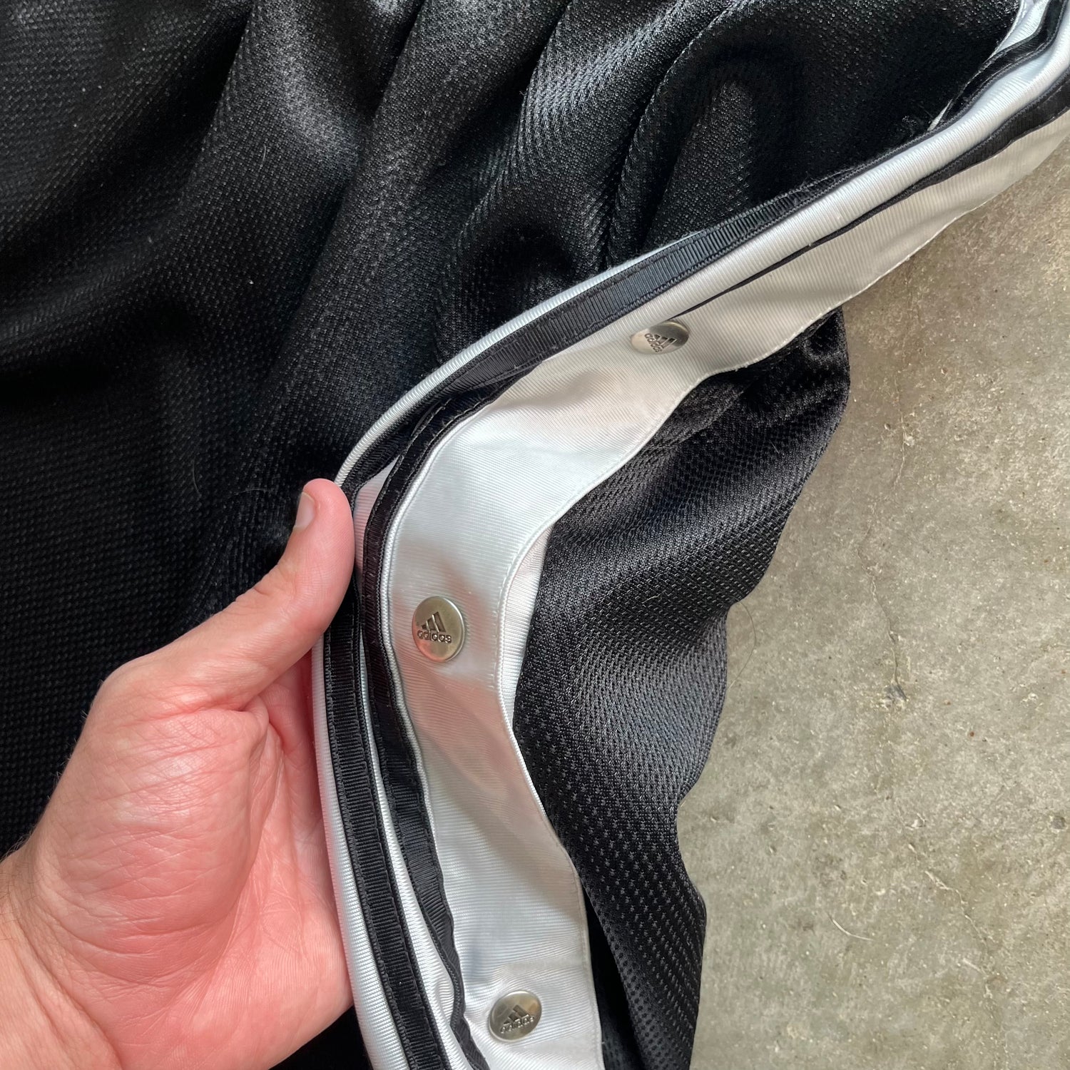 L 90s Adidas Tearaway Pants
