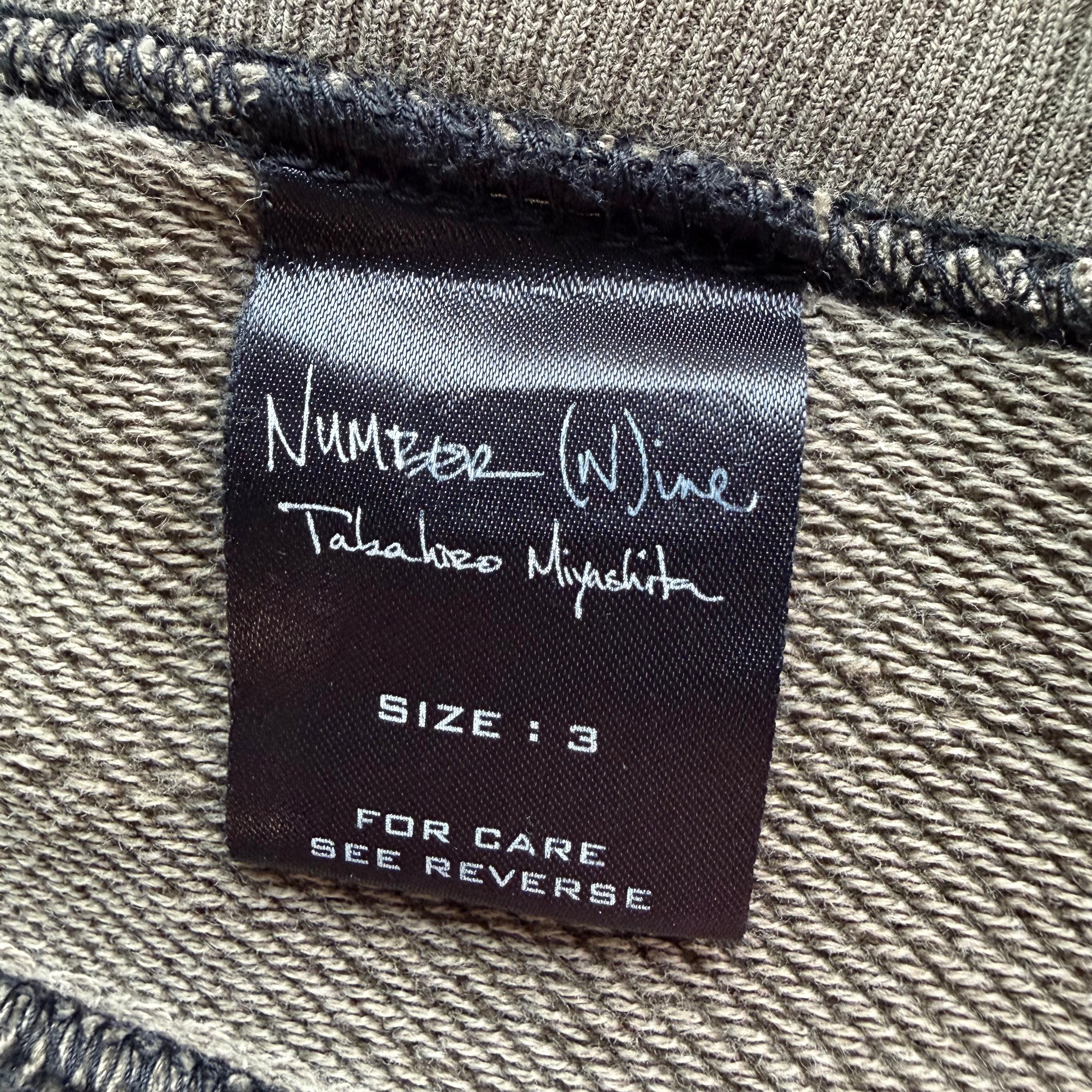 L Number Nine Double Skull Crewneck