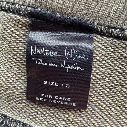 L Number Nine Double Skull Crewneck