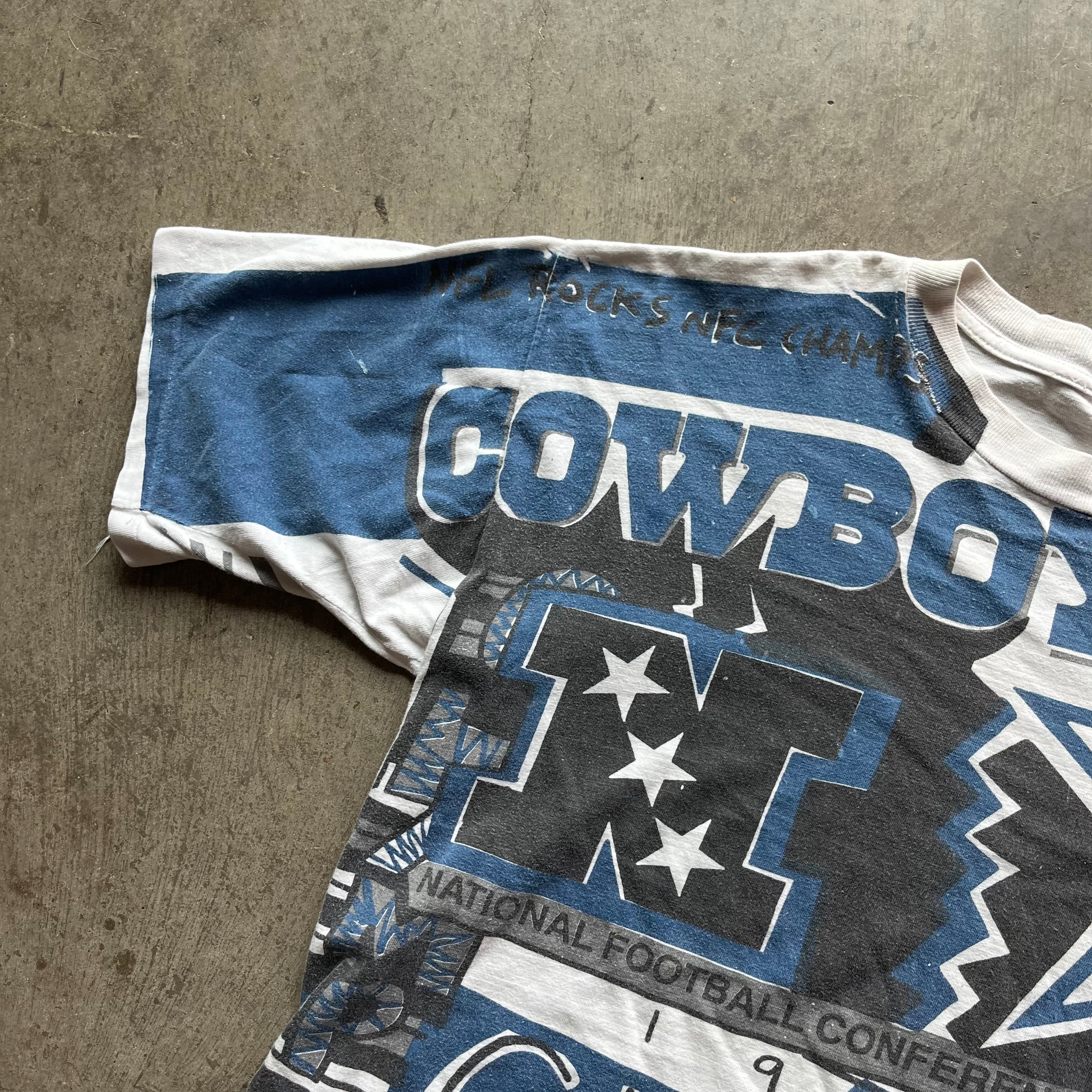 XXL 92 All over print Cowboys Tee