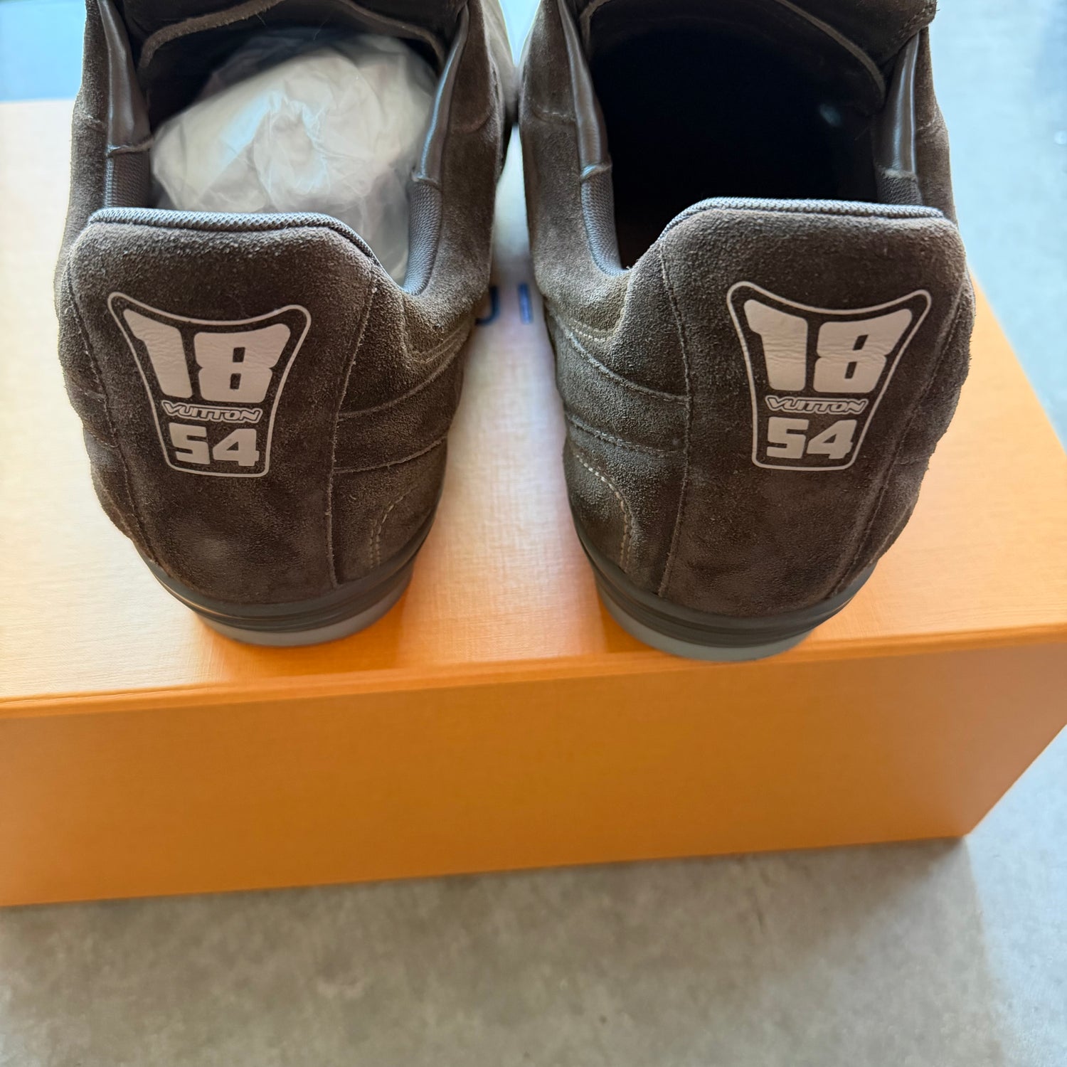 11 Used Louis Vuitton Footprint Sneaker Brown