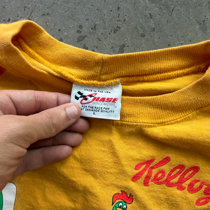 L 90s Corn Flakes Racing Tee