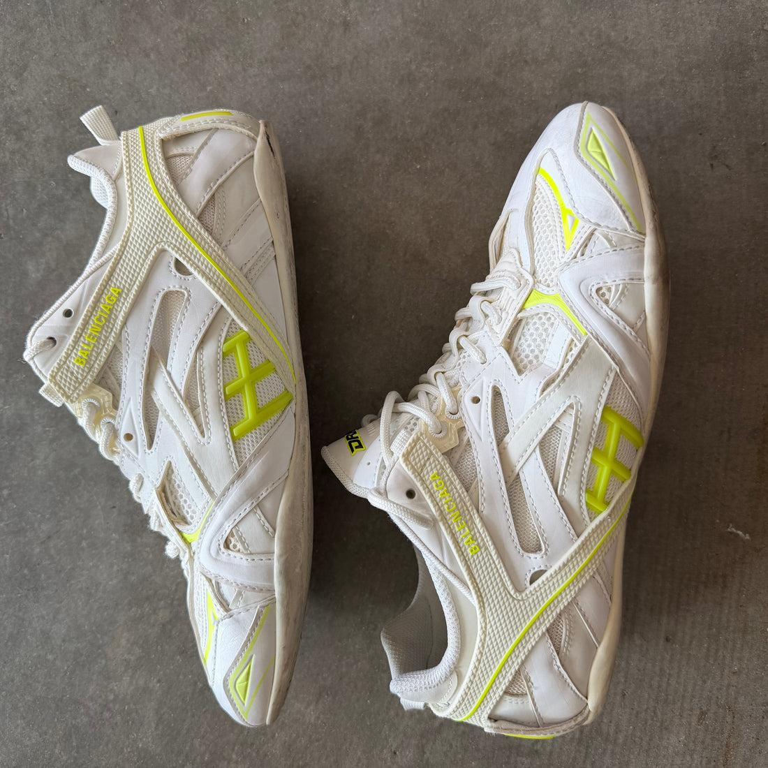 8 Balenciaga Drive Sneaker White Yellow