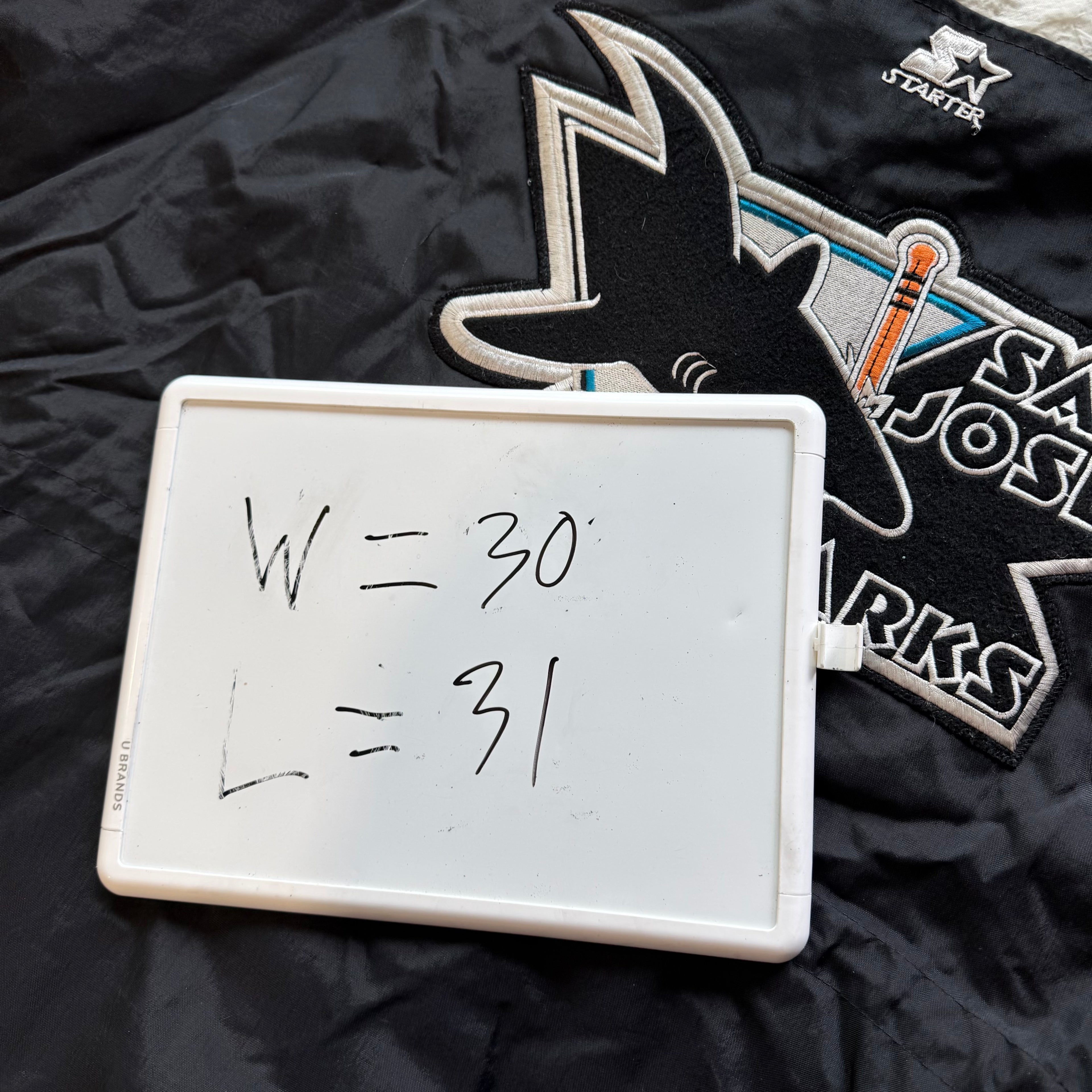 XXL 90s San Jose Sharks Starter Jacket