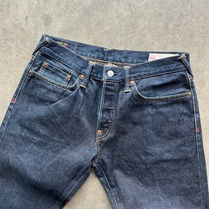32x32 Faded Red Pocket Evisu Jeans