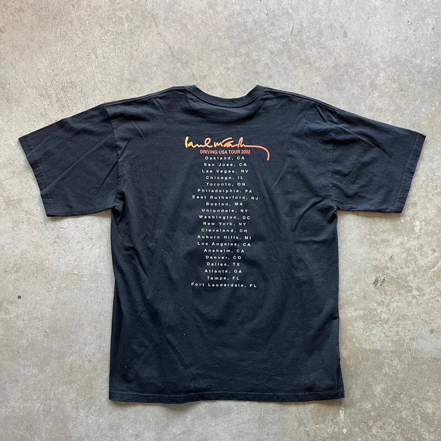 XXL 02 Paul McCartney Tour Tee