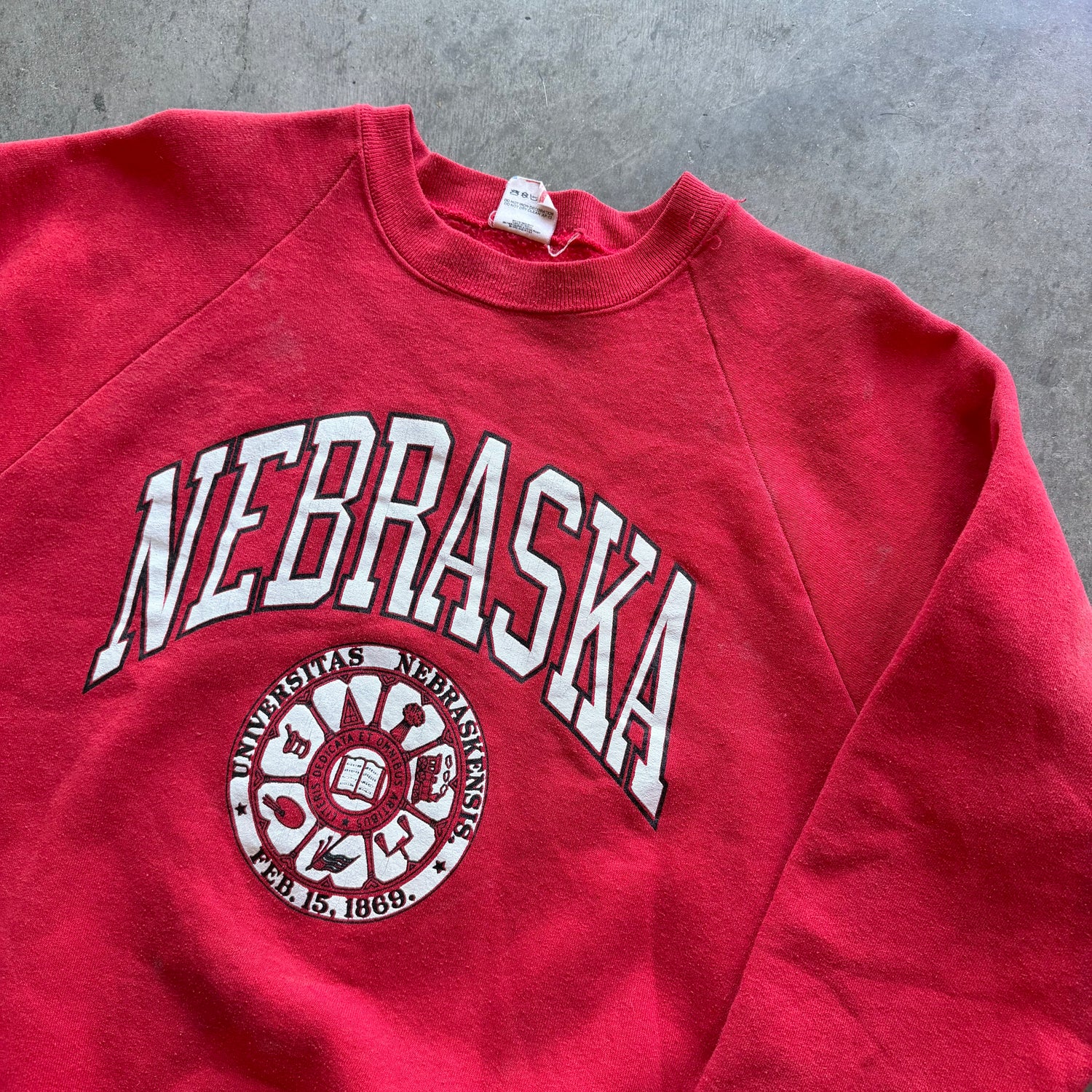 L 80s Nebraska Crewneck