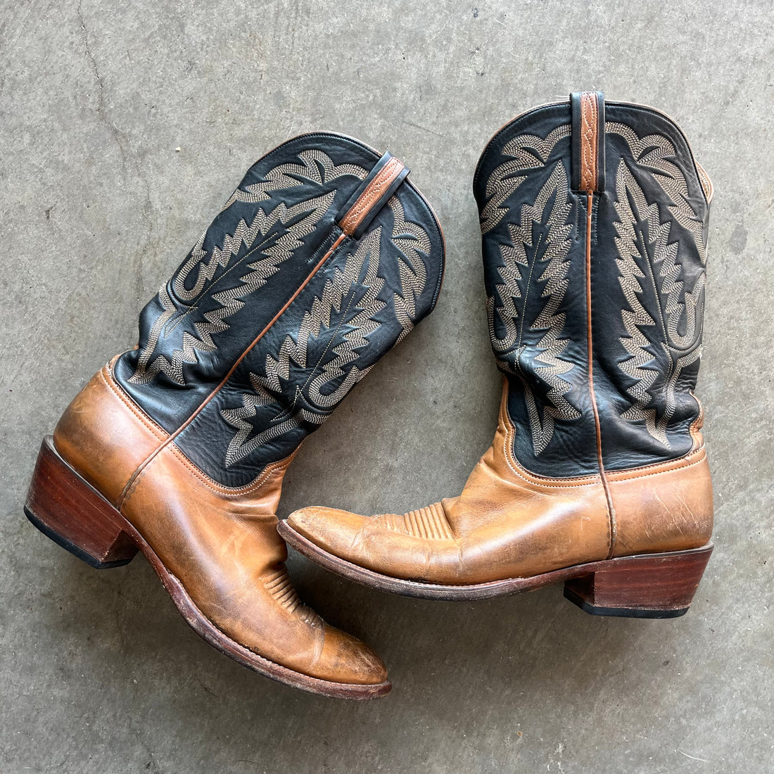 9 Used Vintage Lucchese Boots