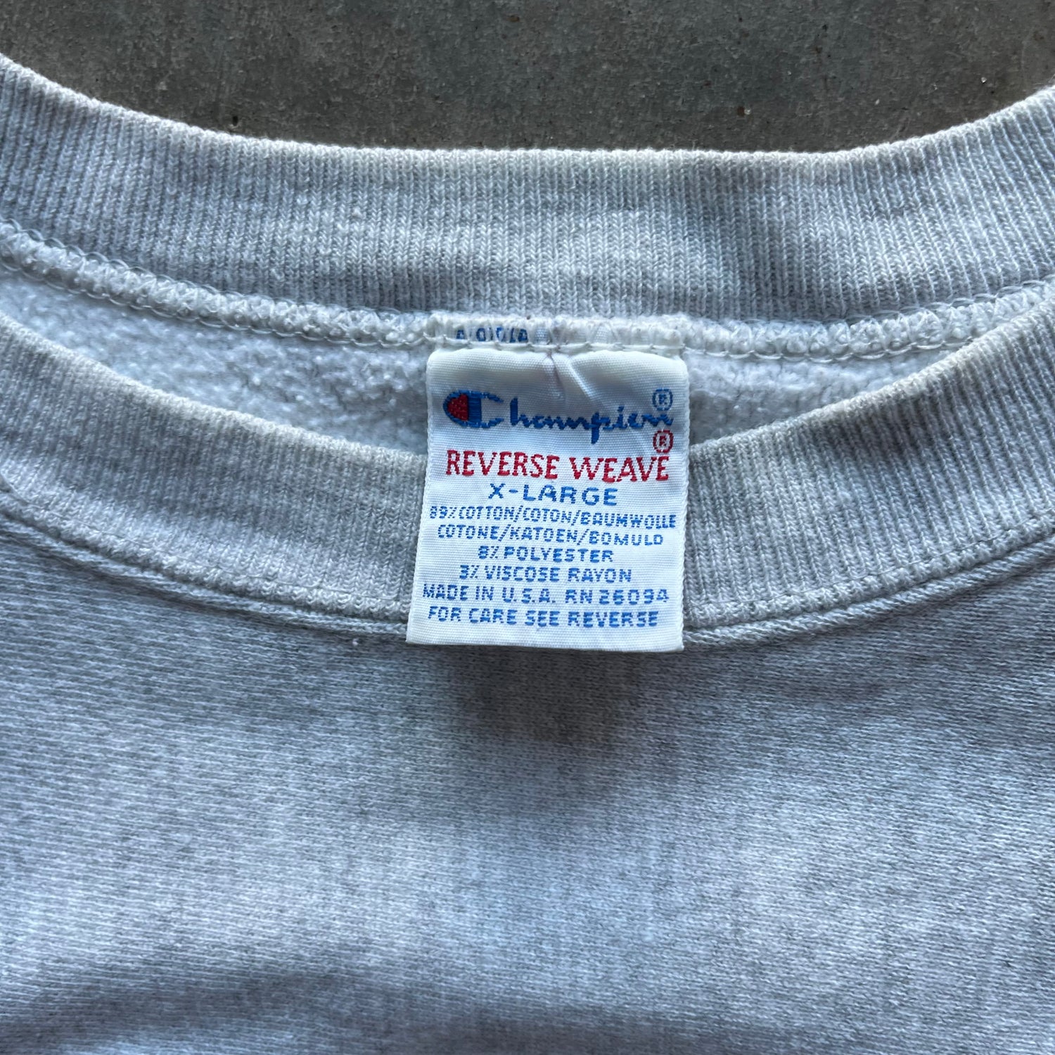 XL 90s Wisconsin Reverse Weave