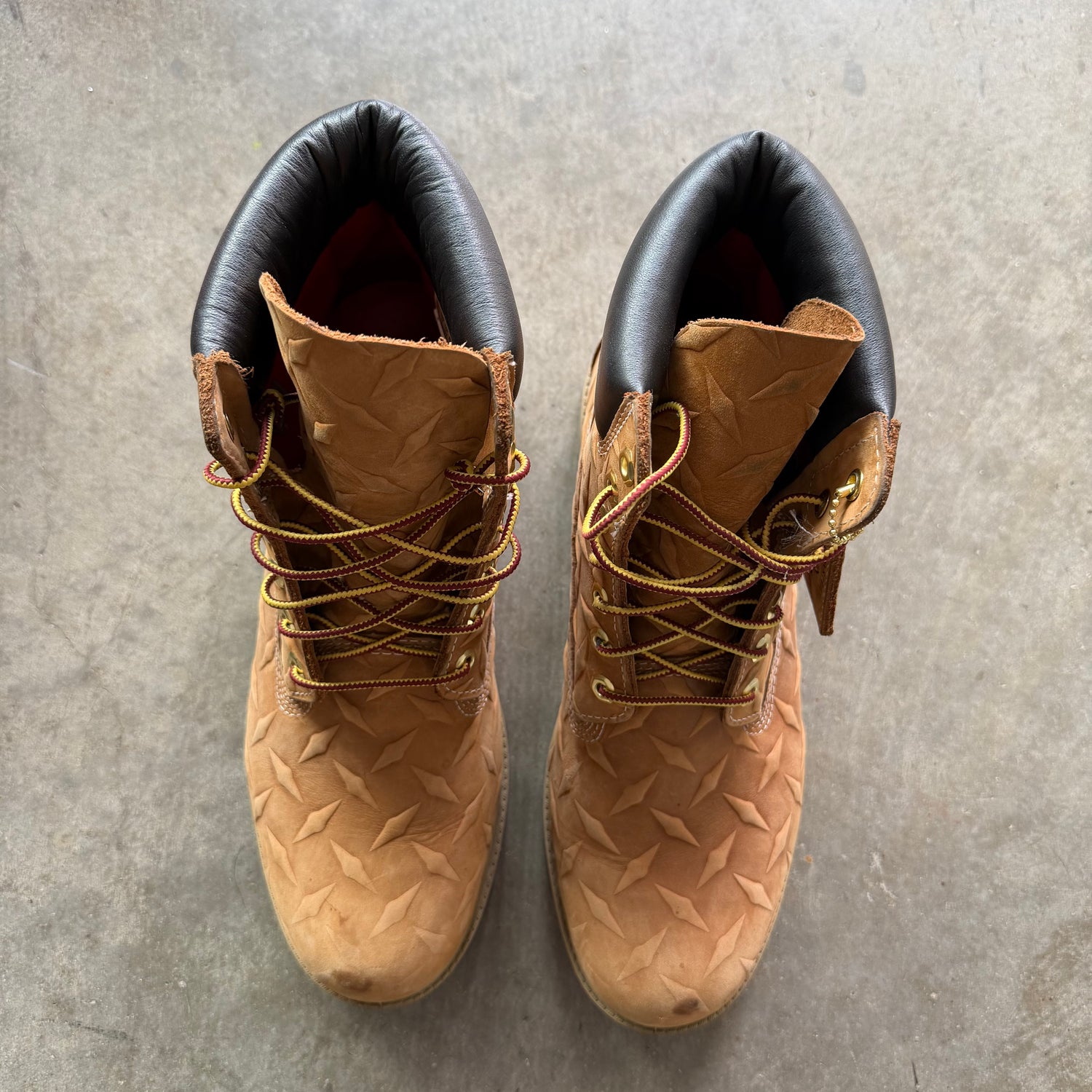 11 Used Supreme Timberland Diamond Plate Brown