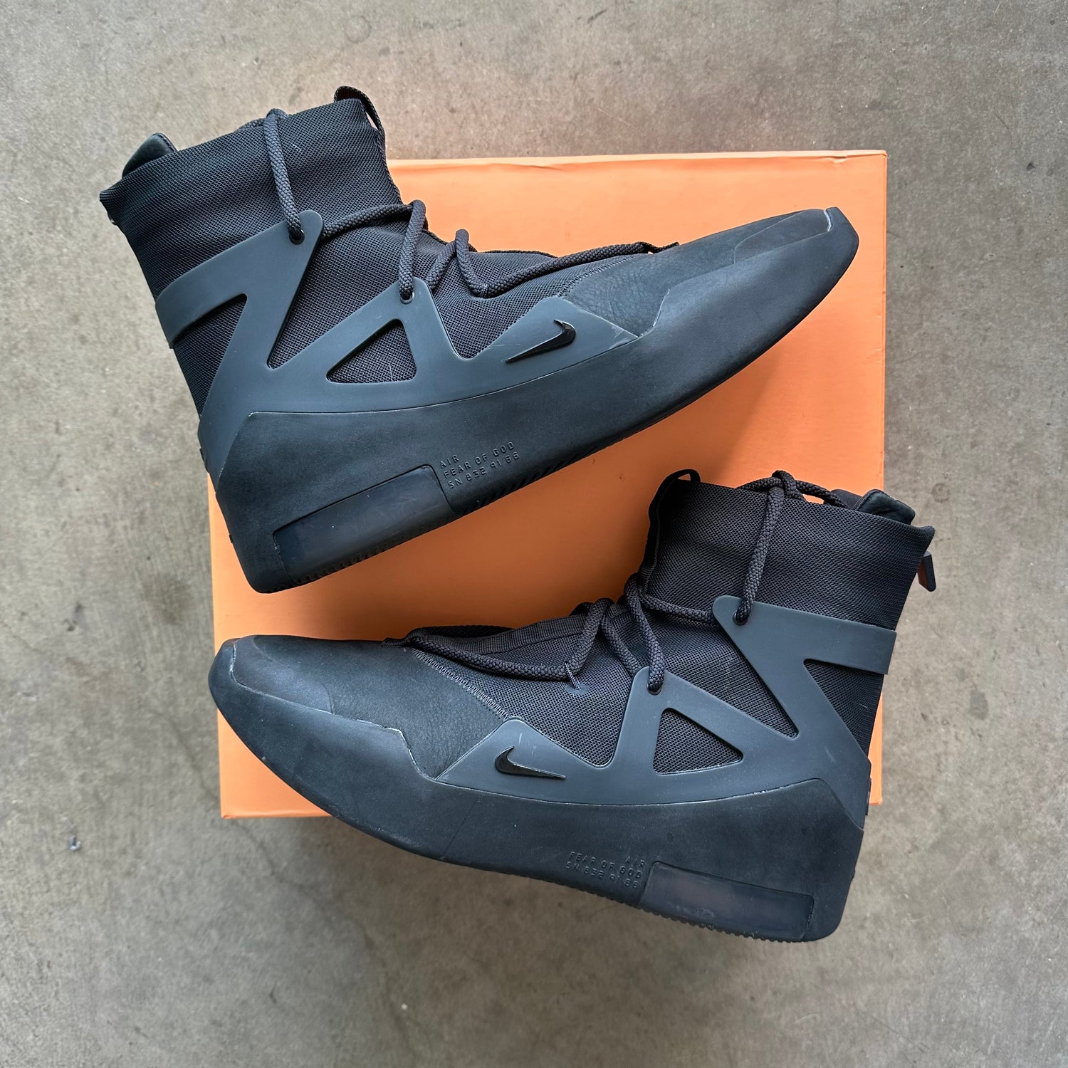 11.5 Used Nike Fear Of God Black