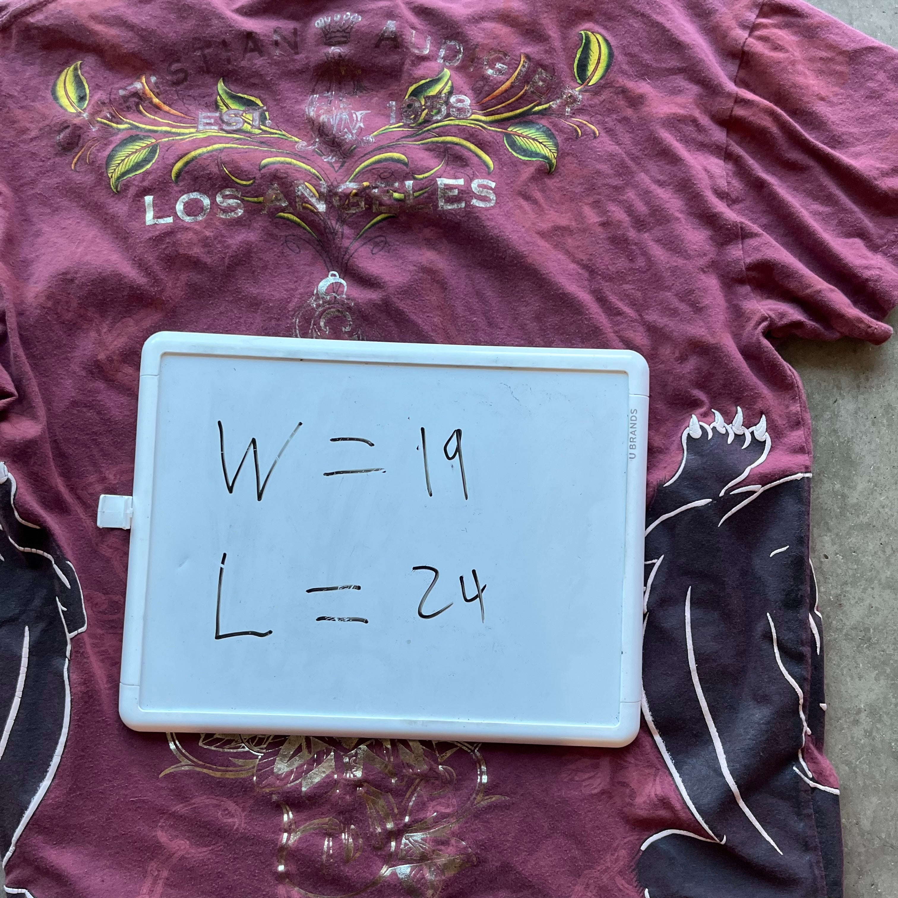 L Y2K Christian Audigier Tee