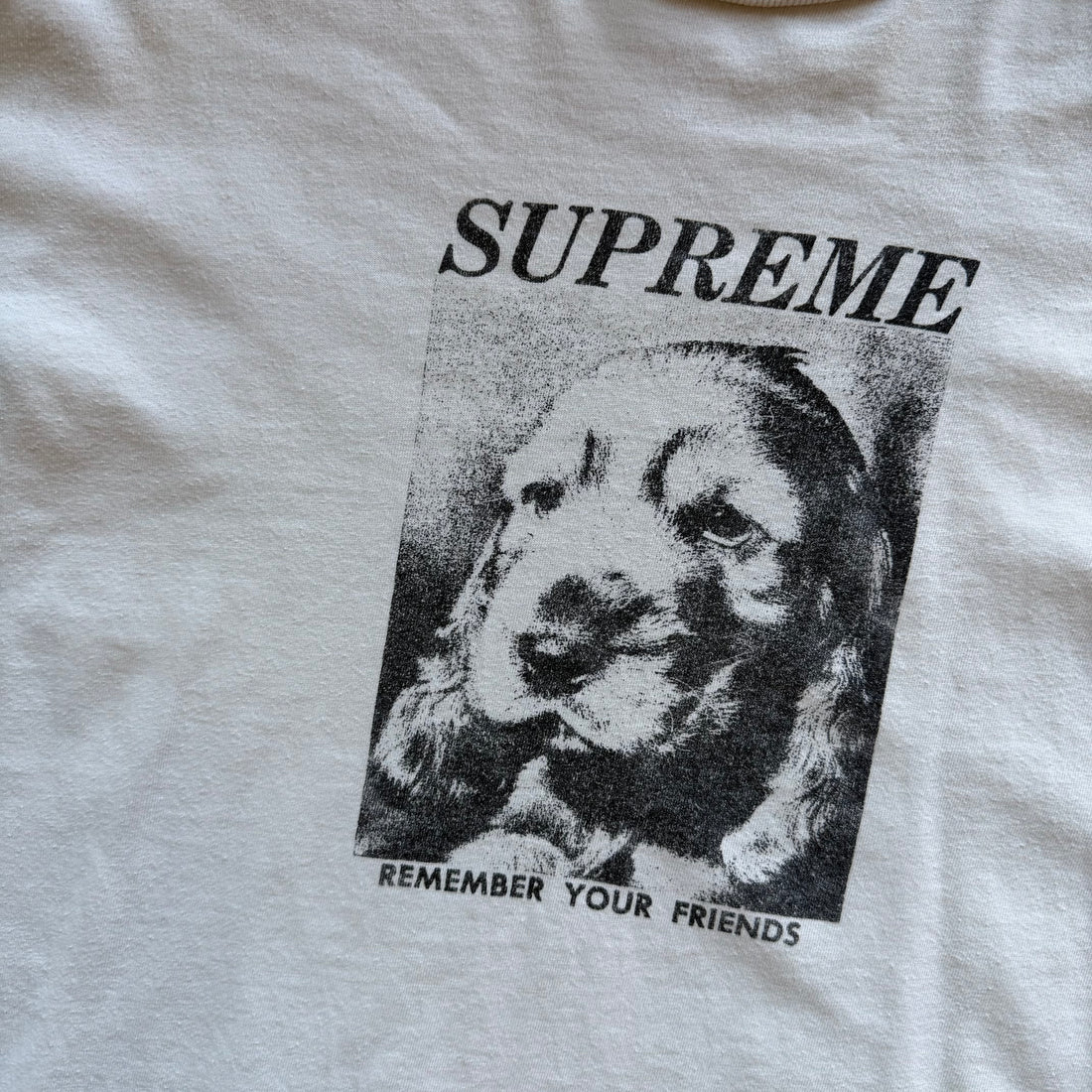 XL White Supreme Dog Tee