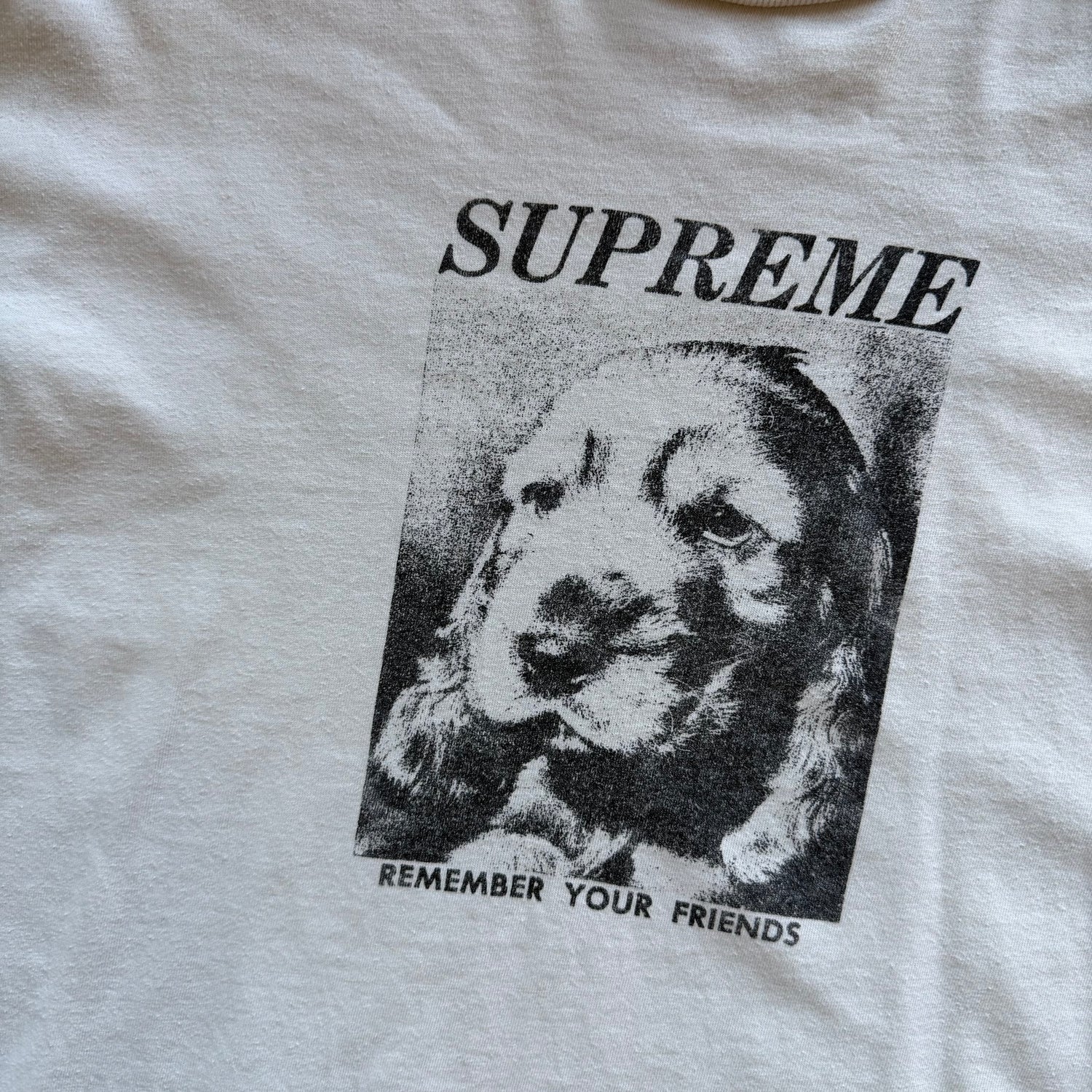 XL White Supreme Dog Tee