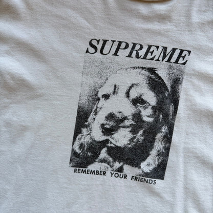 XL White Supreme Dog Tee