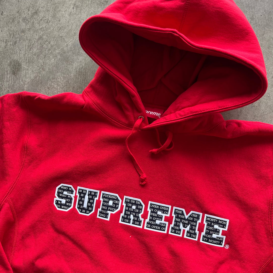 XL Supreme The Most Hoodie
