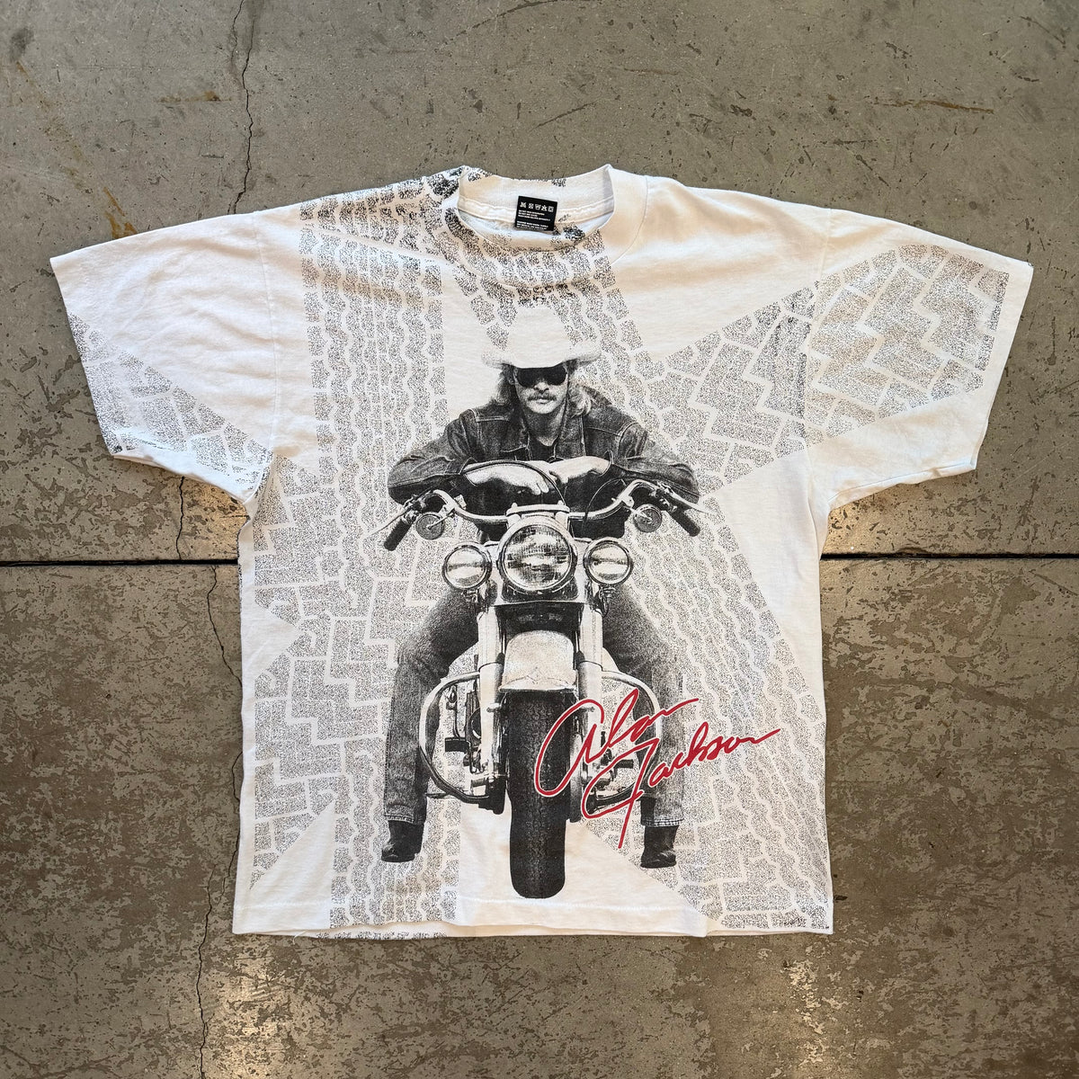 L 90s Alan Jackson AOP Tee