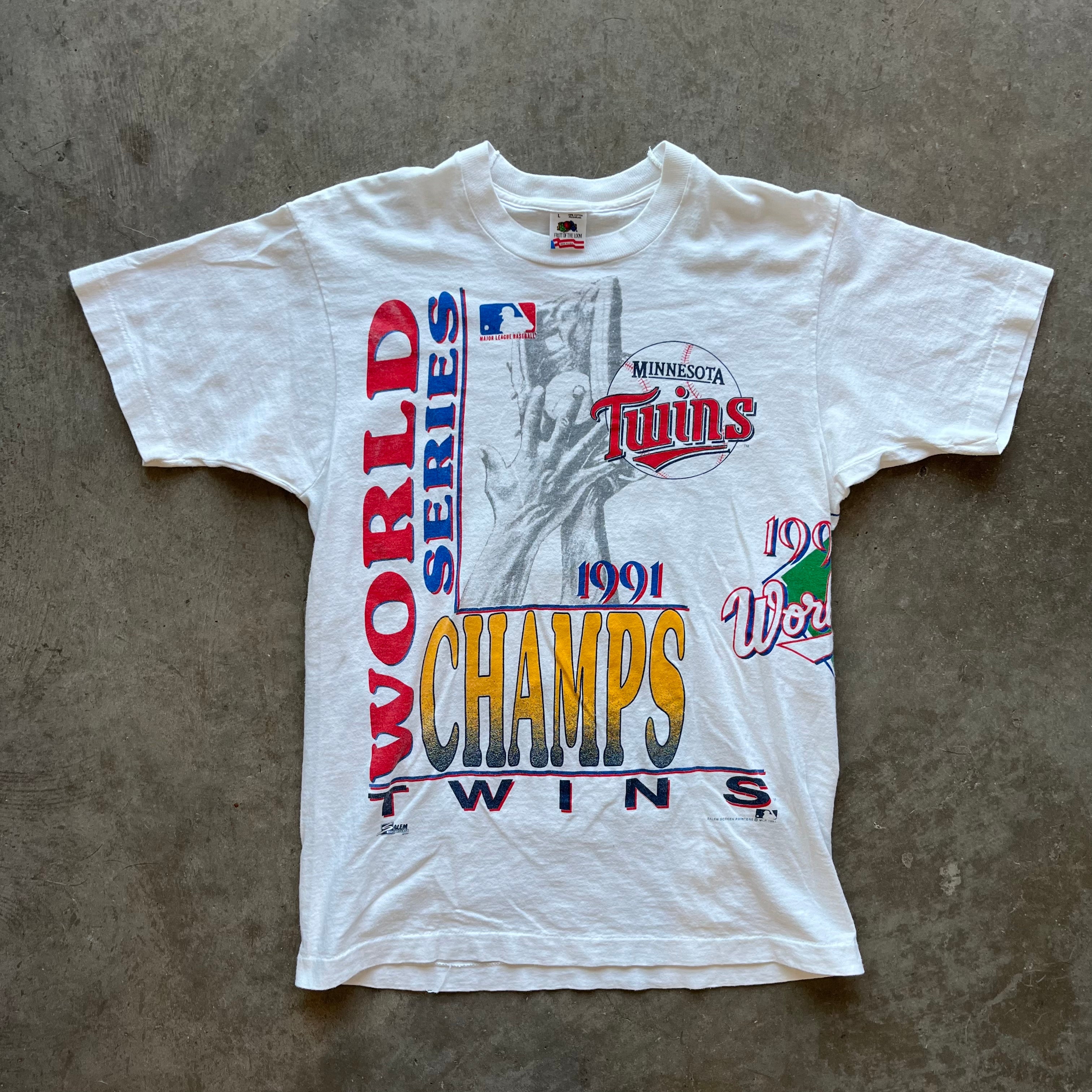 L 91 World Series Twins Tee