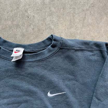 XL 90s Black Nike Crewneck