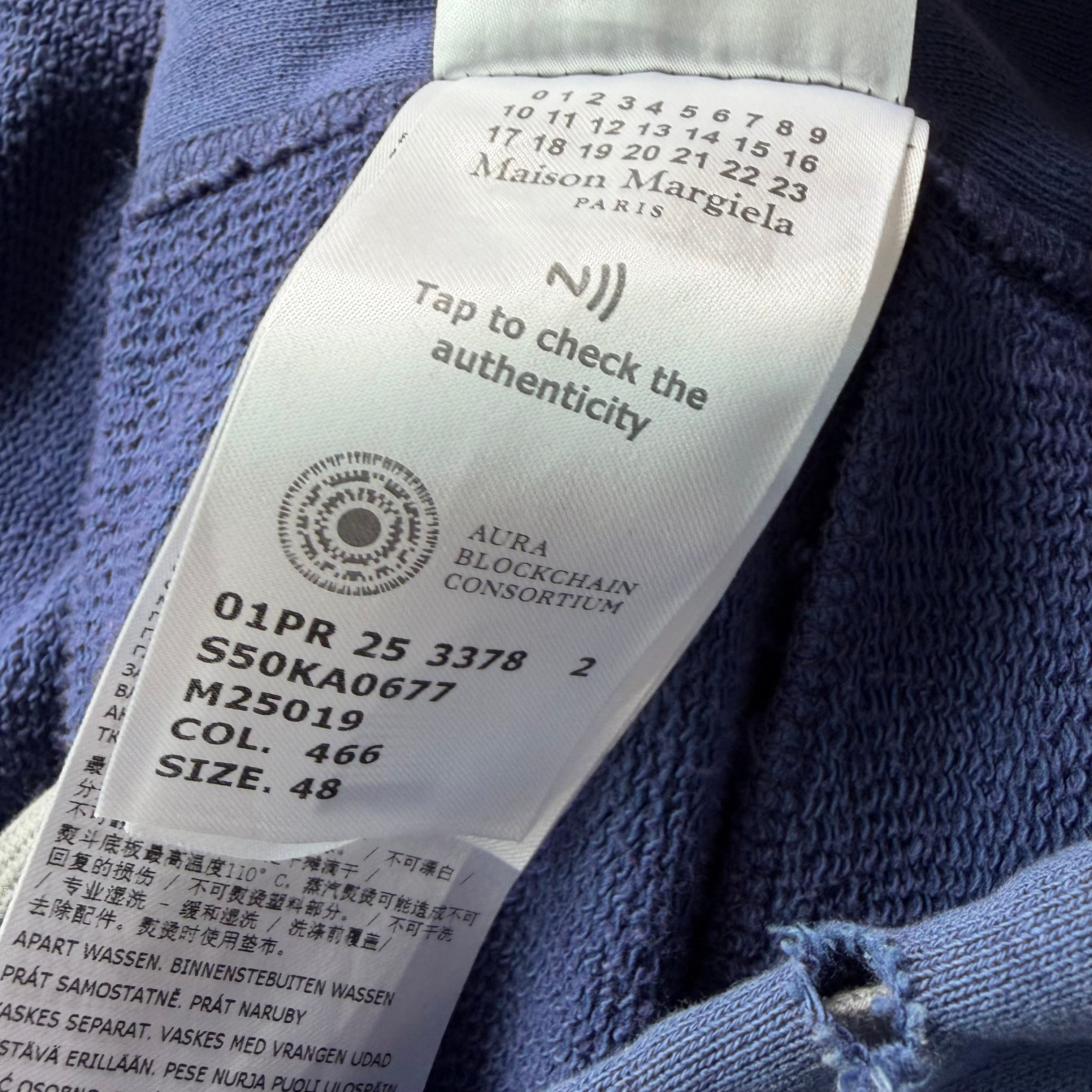 XL Maison Margiela Faded Blue Sweatpants