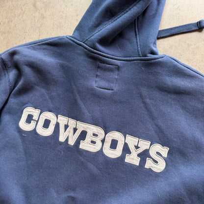 XXL 00s Fleece Lined Cowboys Hoodie