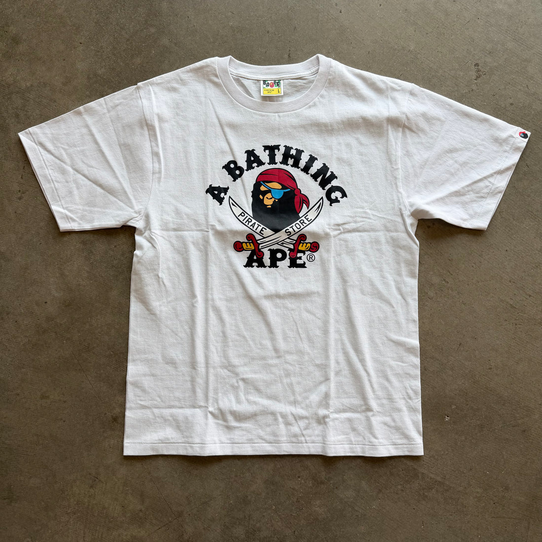 L Bape Pirate APE Tee