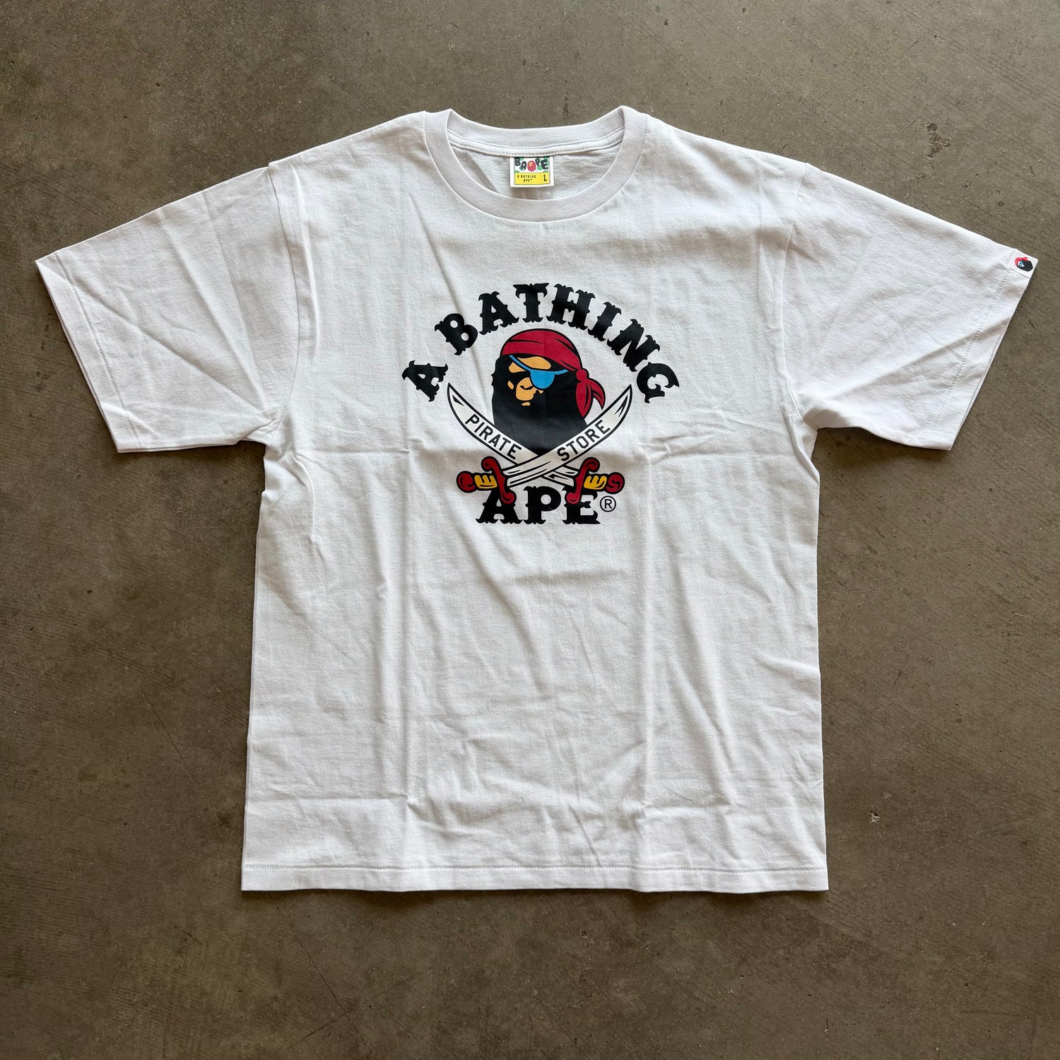 L Bape Pirate APE Tee