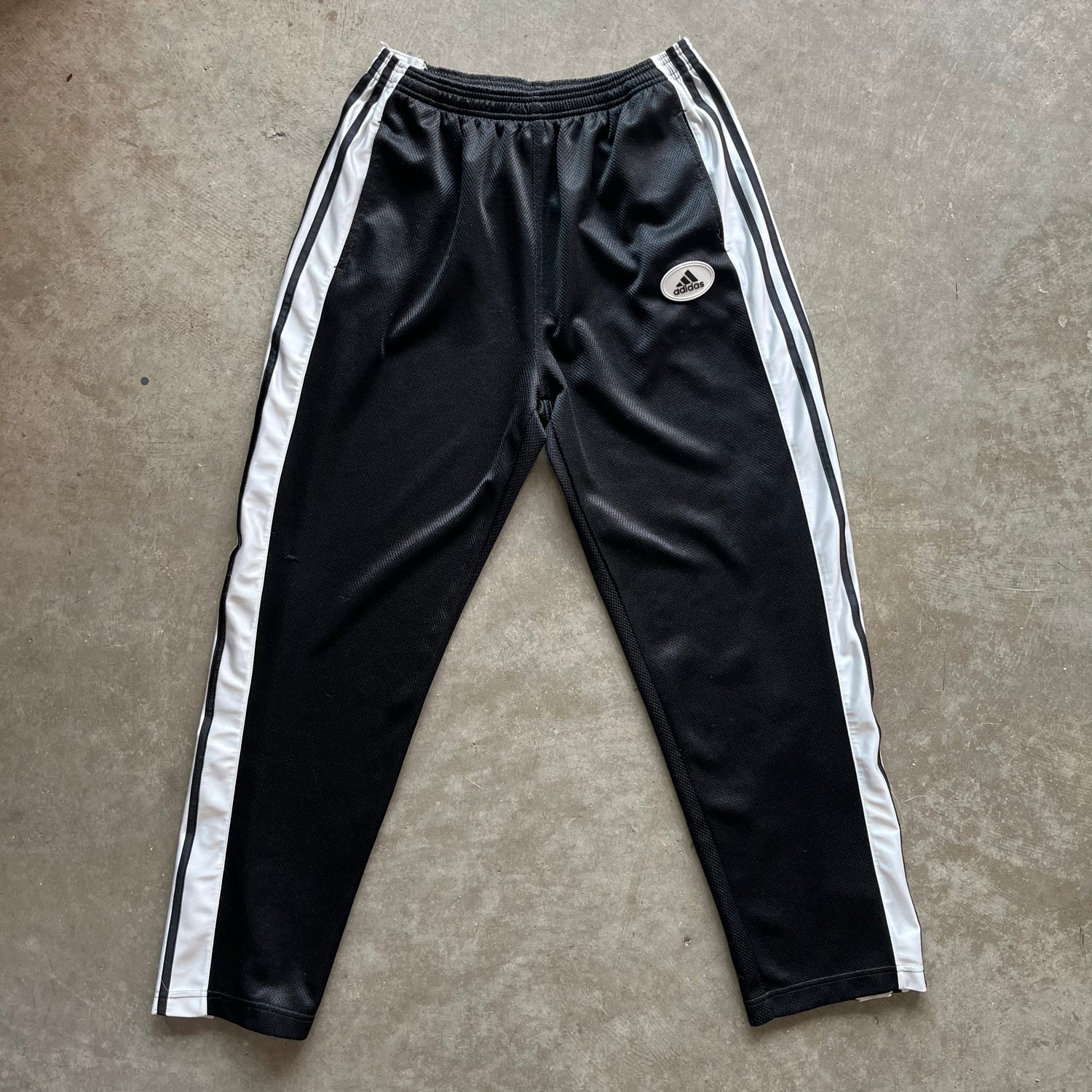 L 90s Adidas Tearaway Pants