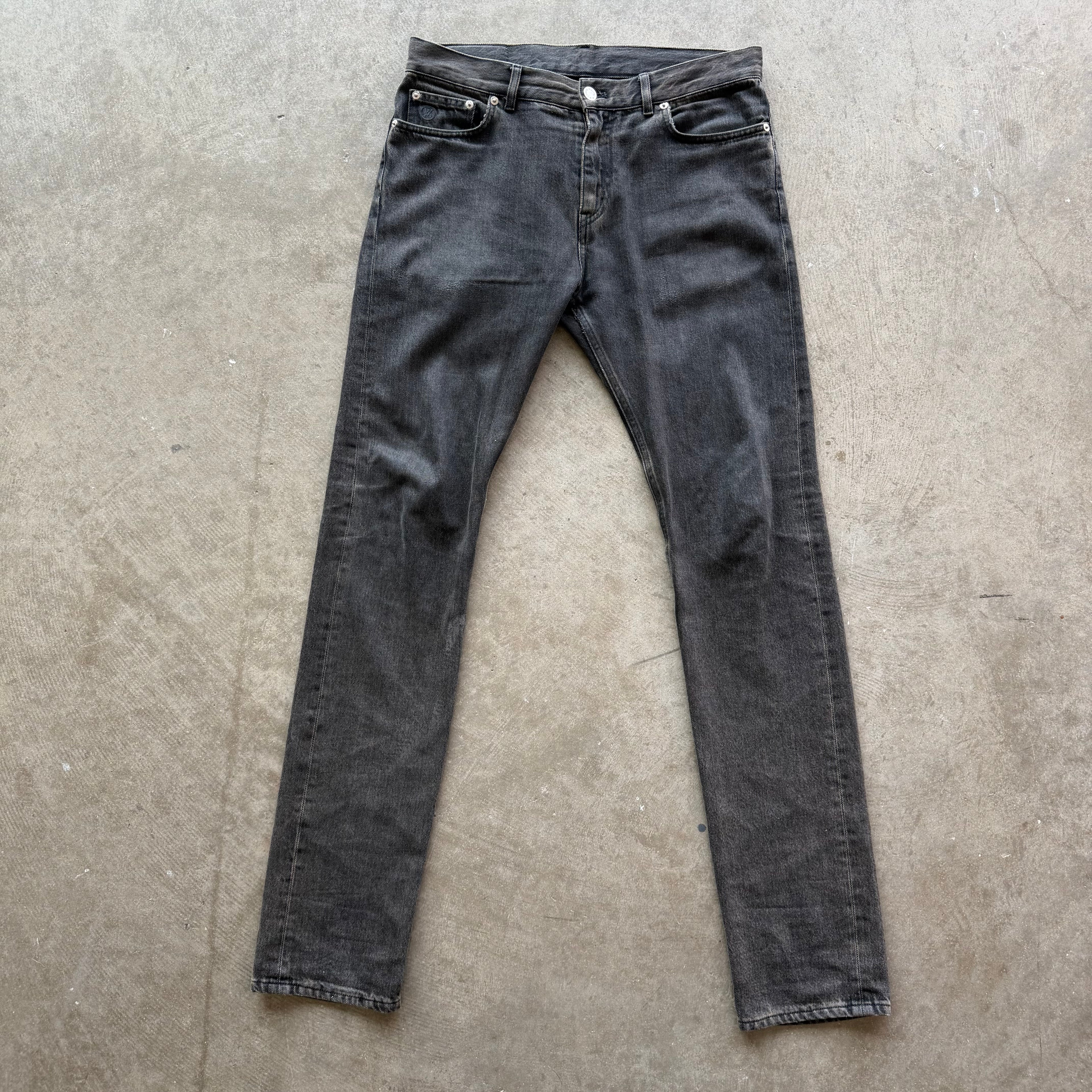 34x34 Louis Vuitton Black Denim