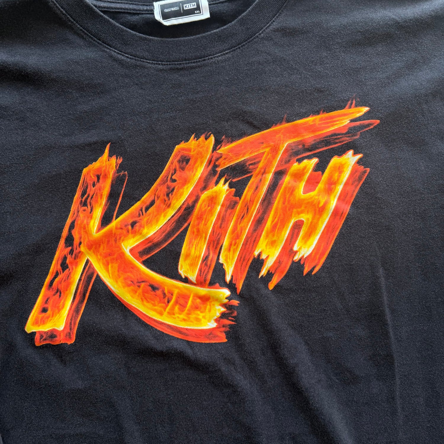 XXL Kith Capcom Street Fighter Flame L/S
