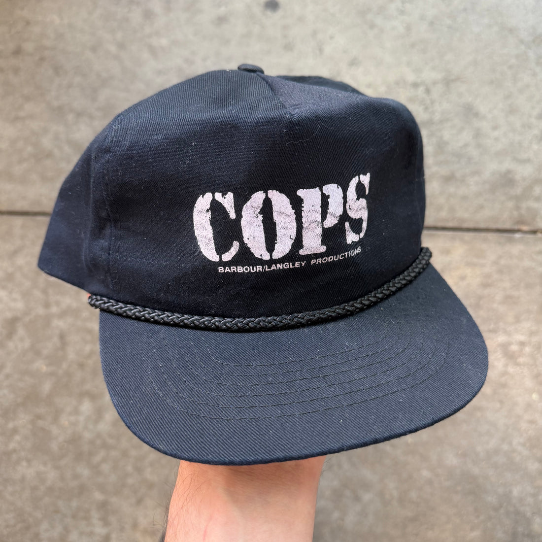 90s Cops SnapBack Rope Hat