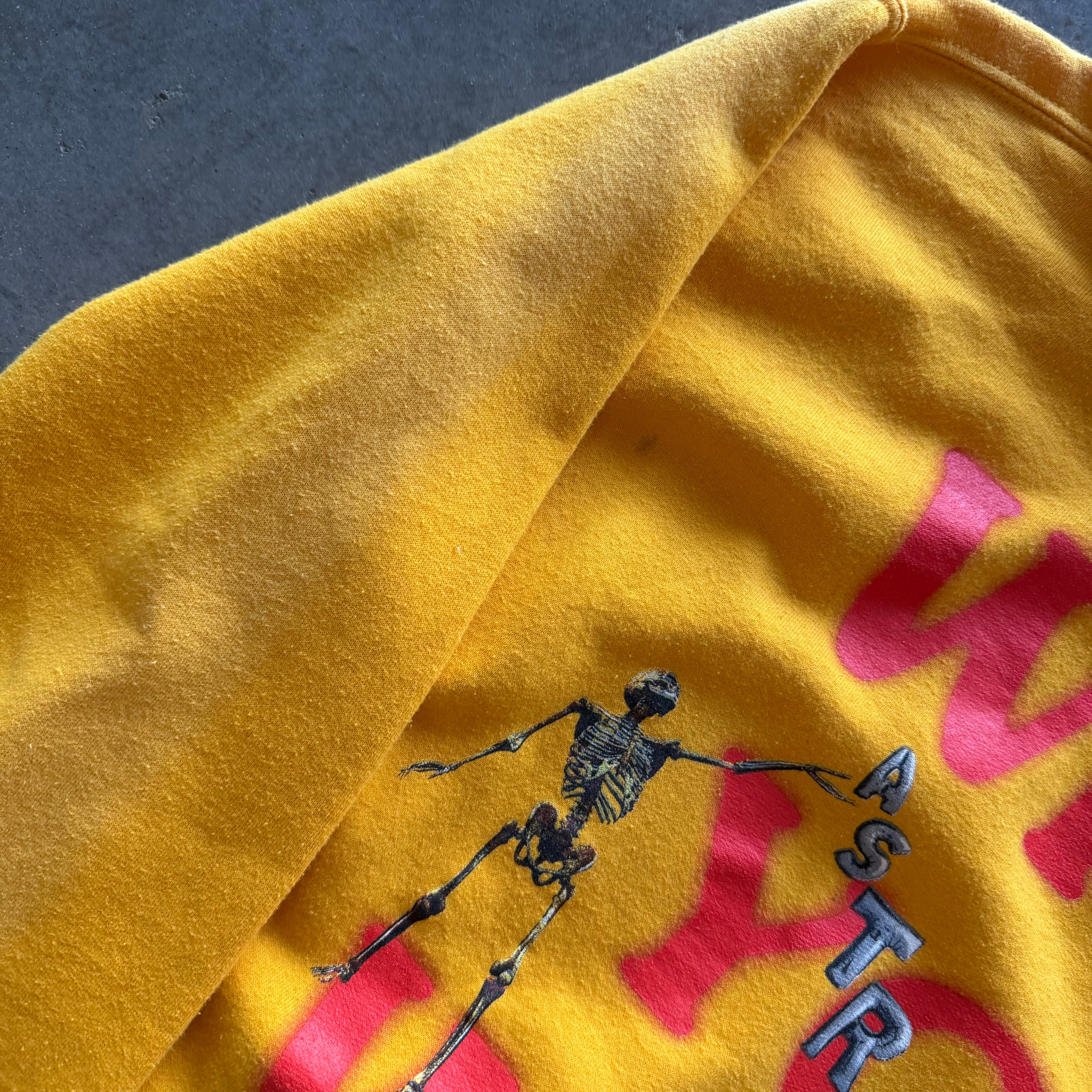 S Astroworld Wish You Were Here Hoodie Yellow