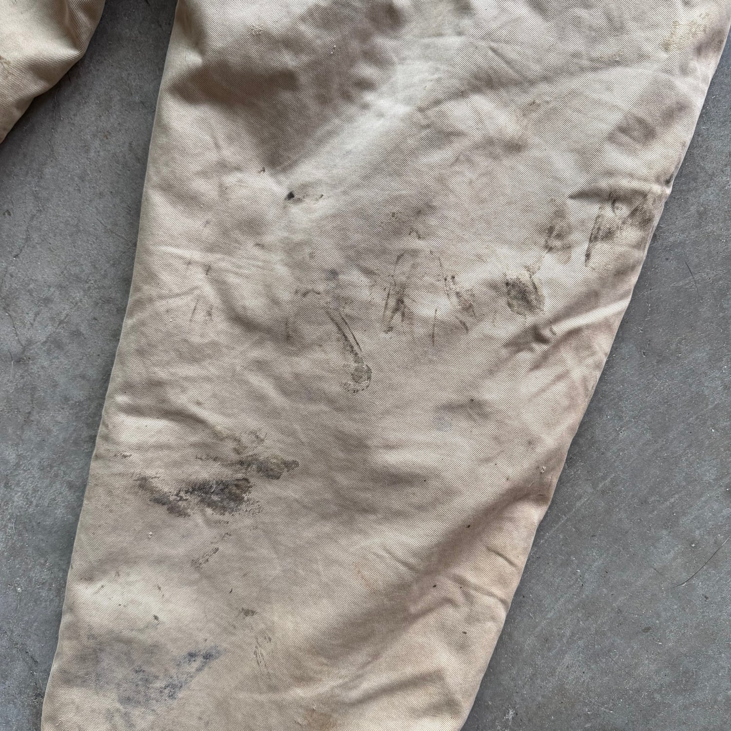 34x30 1940s Dickies Army Cloth Wool Lined Pants