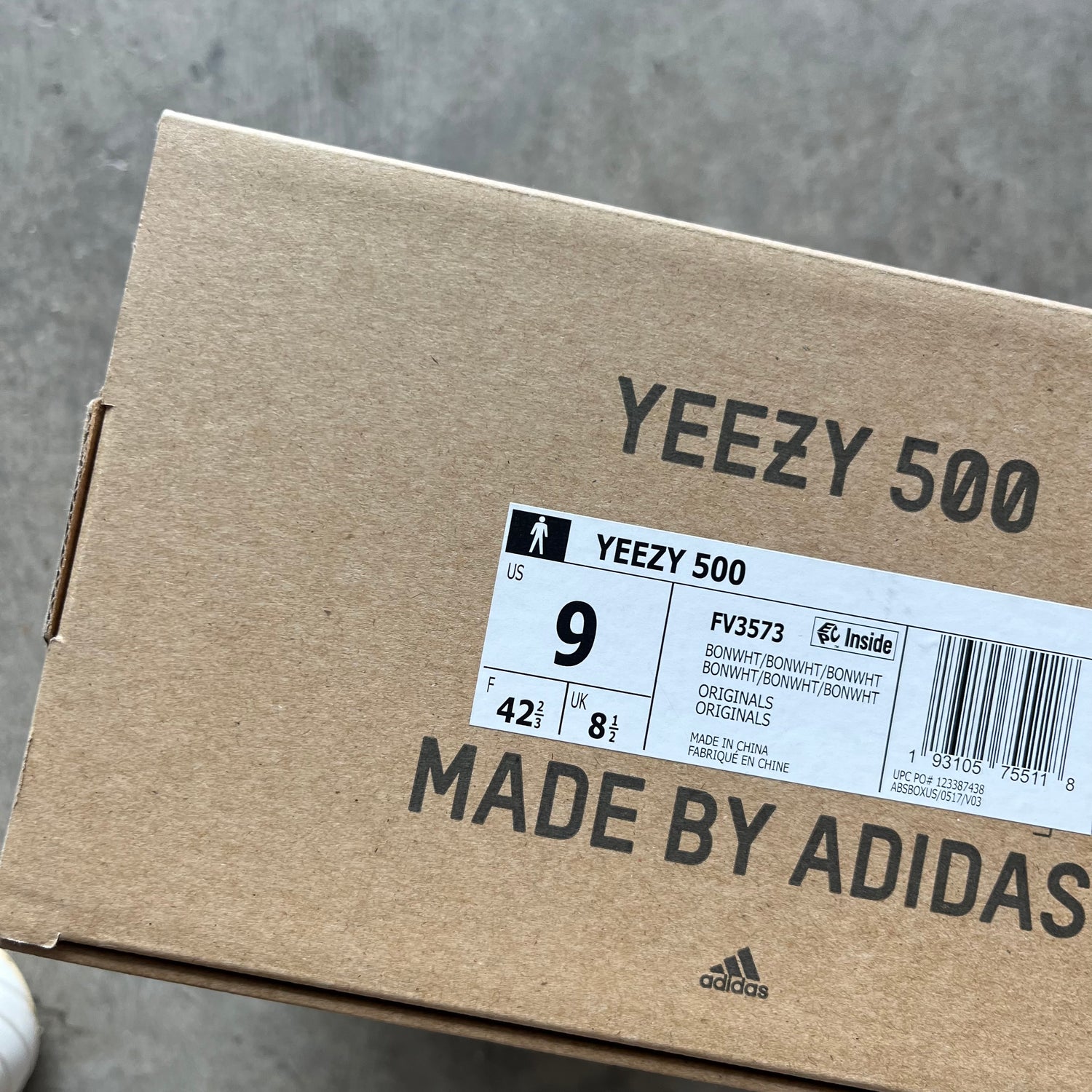 9 Used Yeezy 500 Ash Grey
