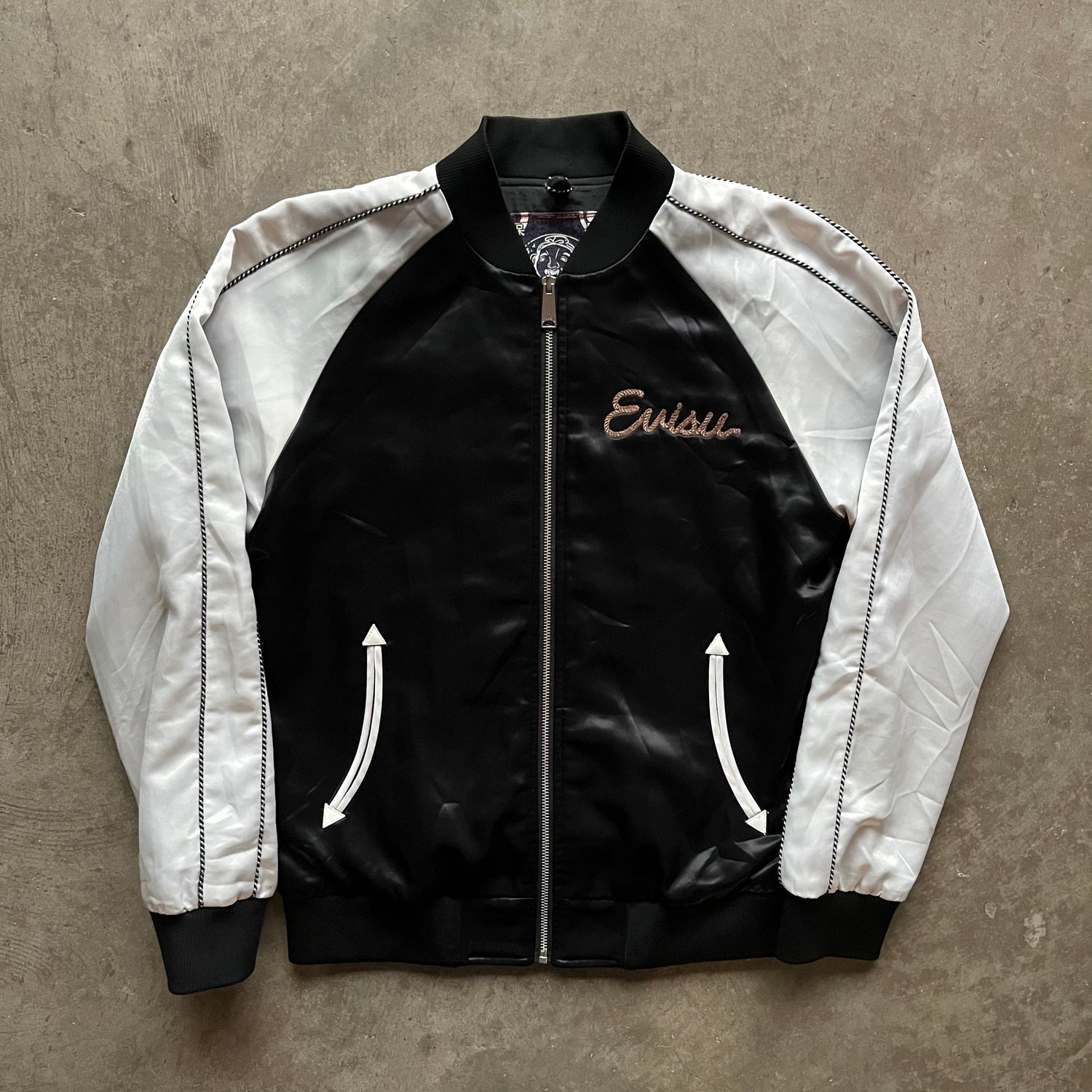 L 00s Evisu Rope Souvenir Jacket