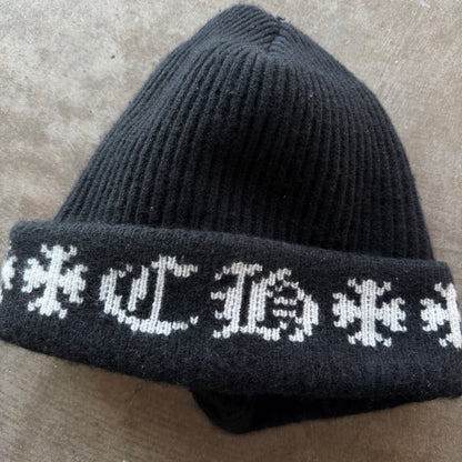 Chrome Hearts Big Daddy Cashmere Beanie Black