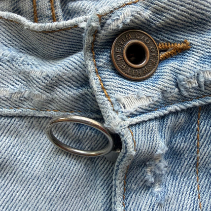 34x32 Off White Temperature Denim