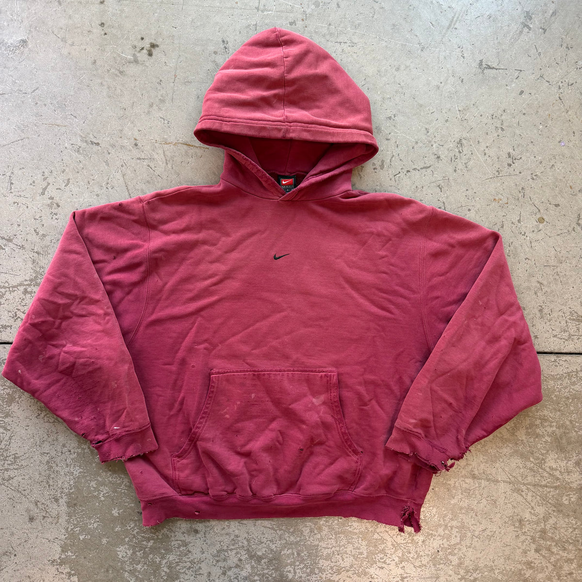 L 00s Thrashed Nike Hoodie