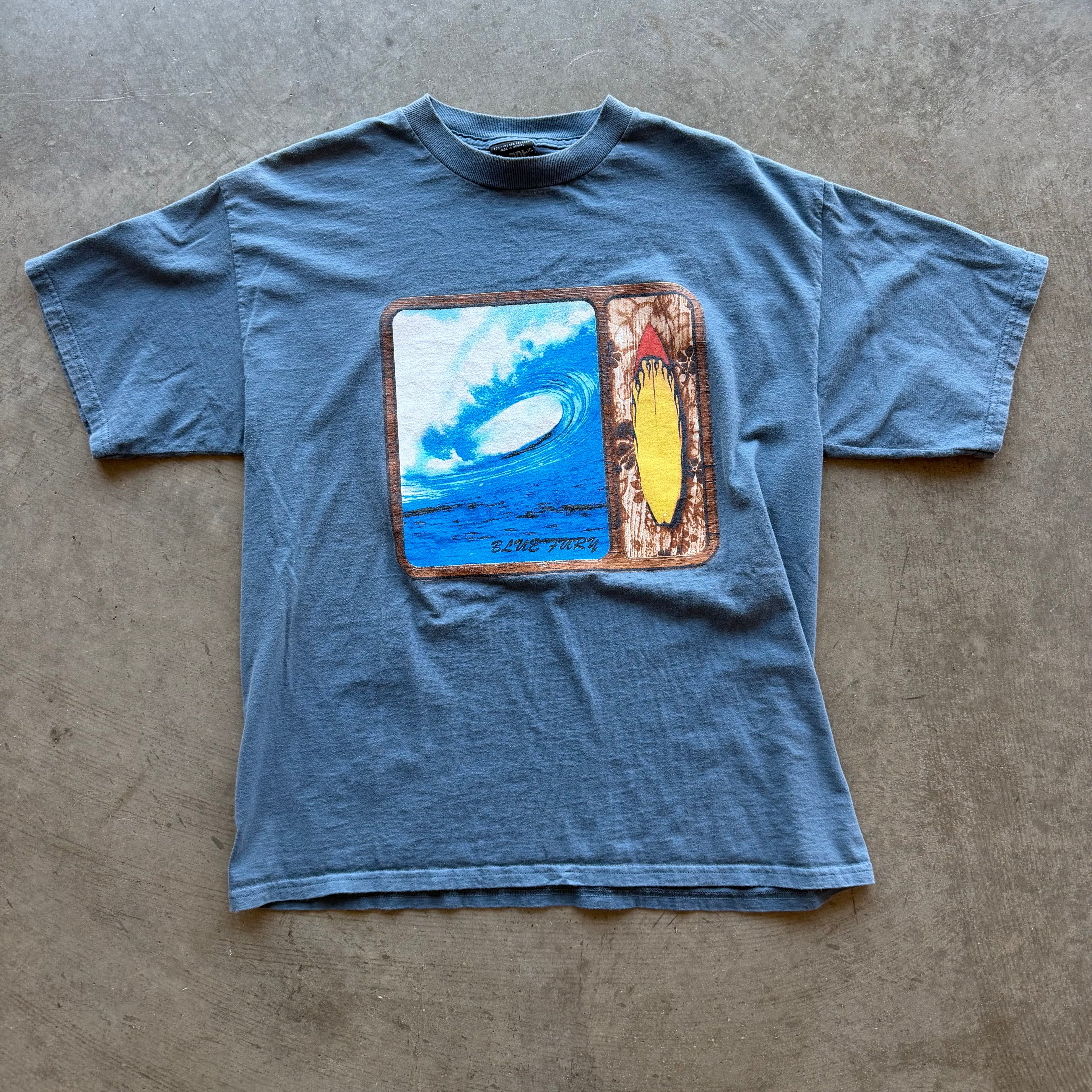 XL Blue Fury Surf Tee
