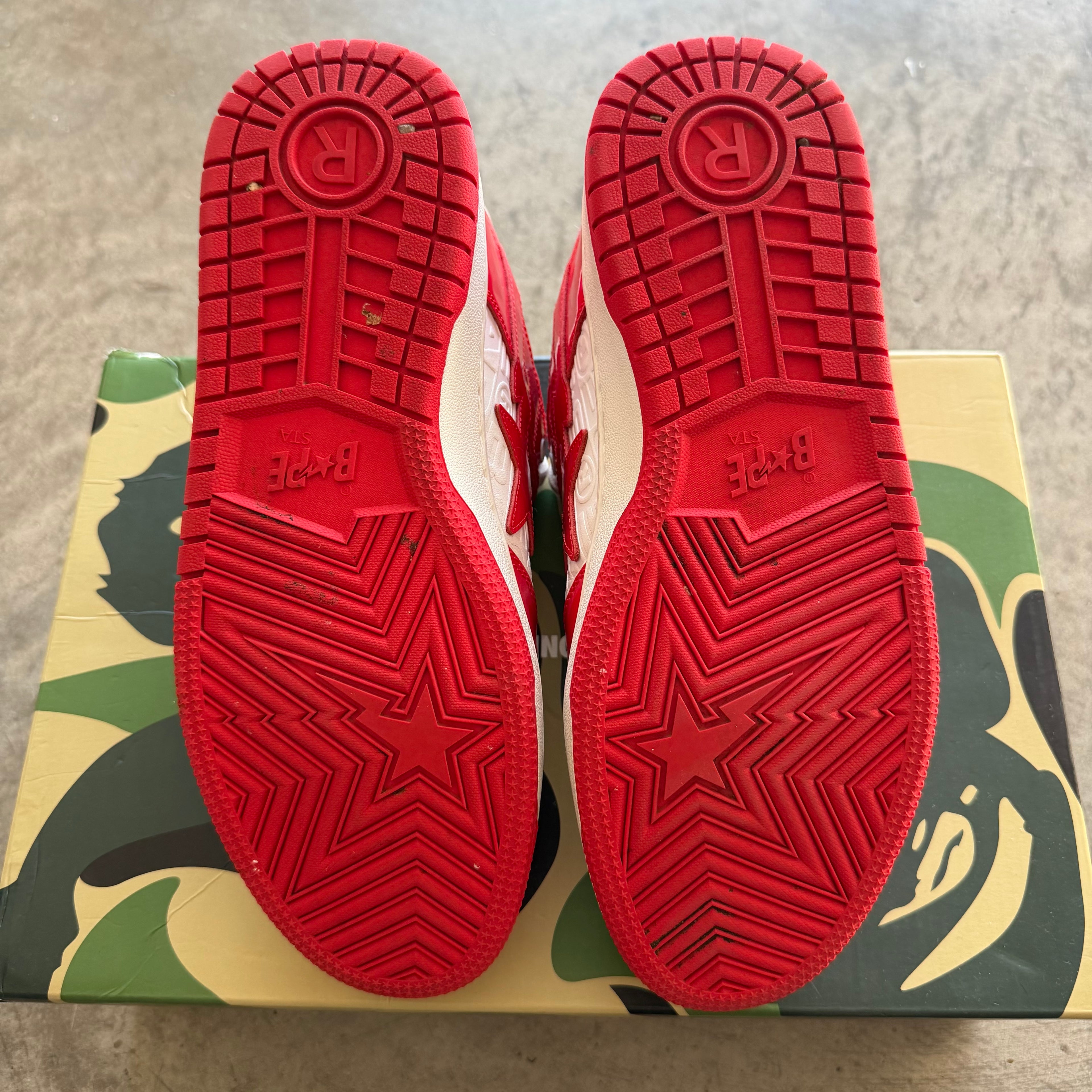 8.5 Bapesta Patent Red