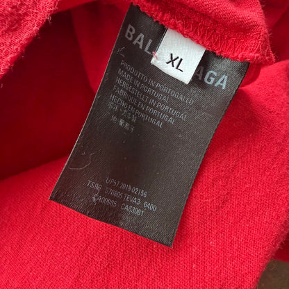XL Balenciaga Speedometer Tee Red
