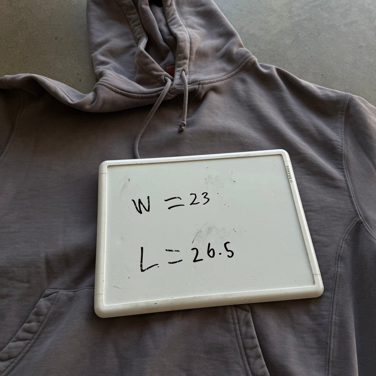 M Kith Purple Overdyed Hoodie