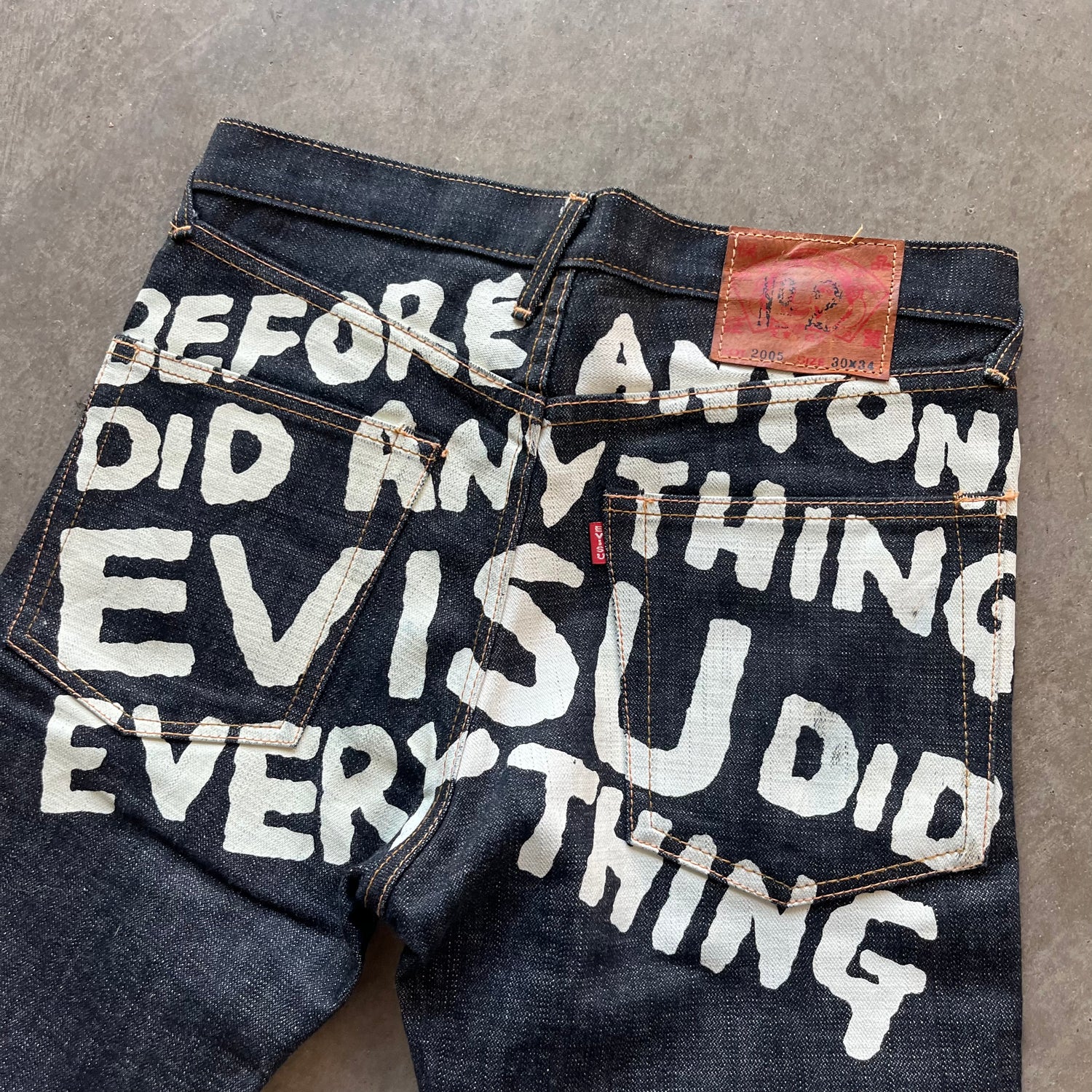 31x31 Evisu Spellout Jeans Selvedge