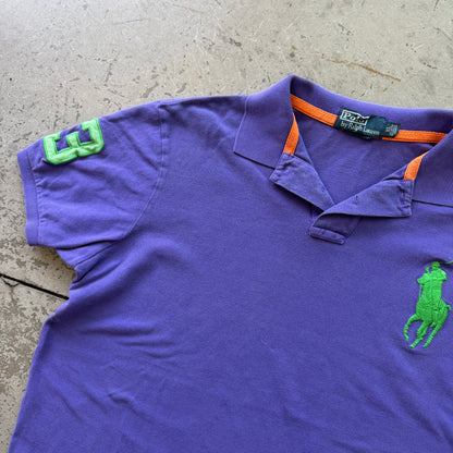 XL 90s Purple Big Horse Polo