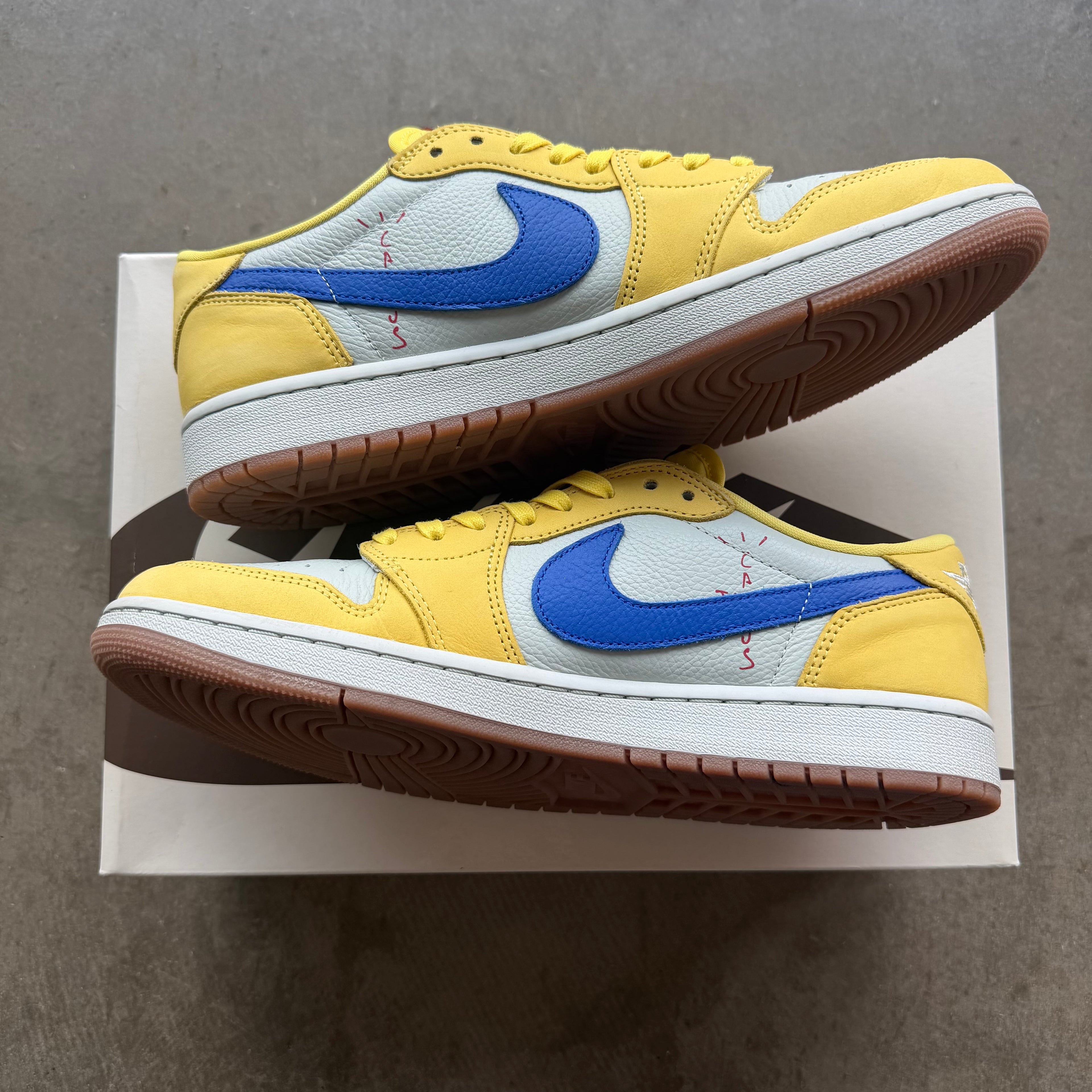 11.5W Jordan 1 Low TS Canary Yellow