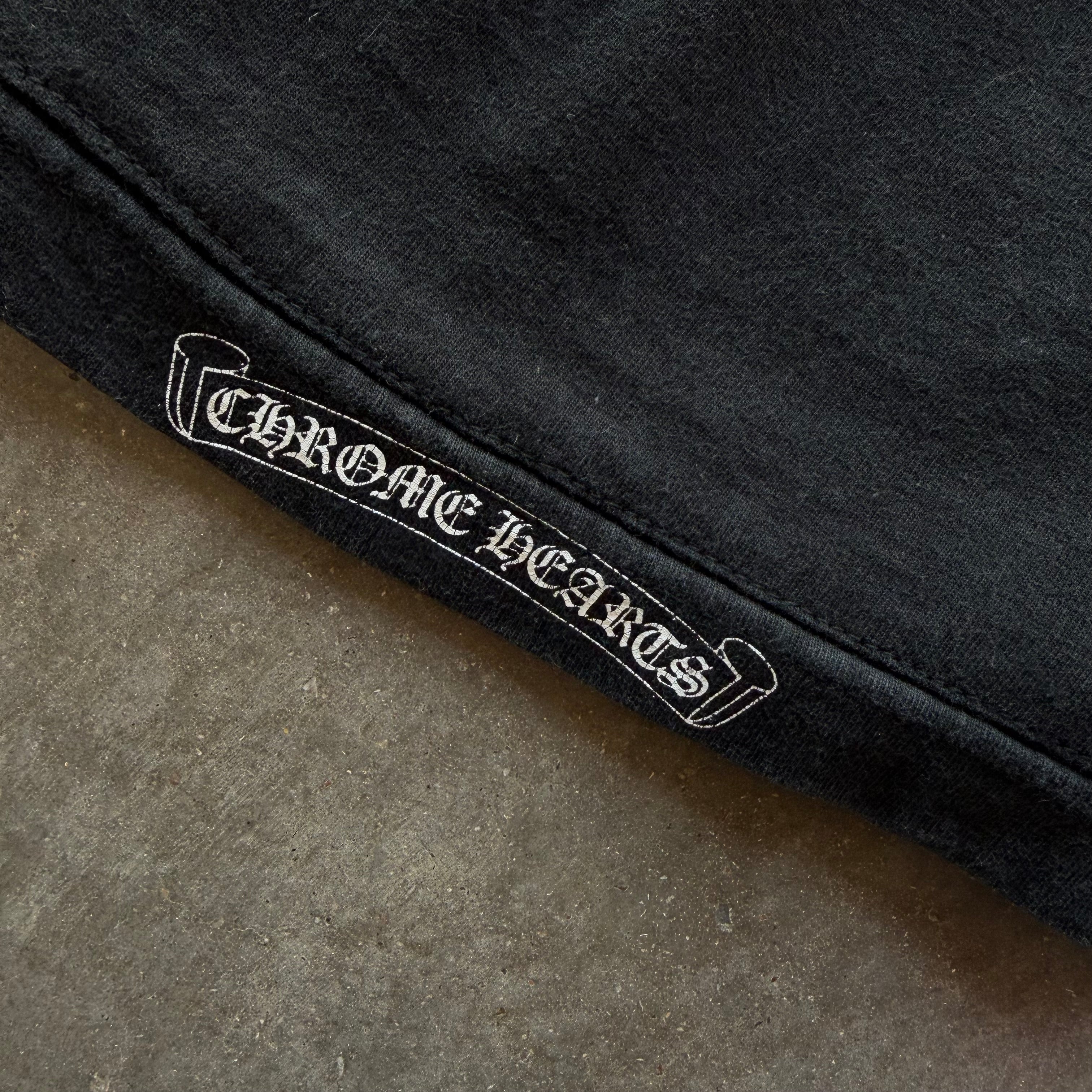 XL 90s Chrome Hearts Malibu Tee Black