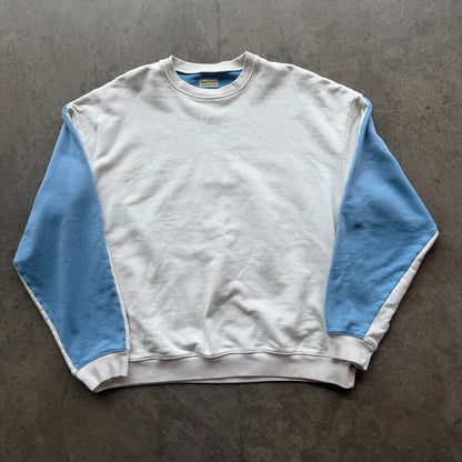 XL Kapital Bone Crewneck White Blue